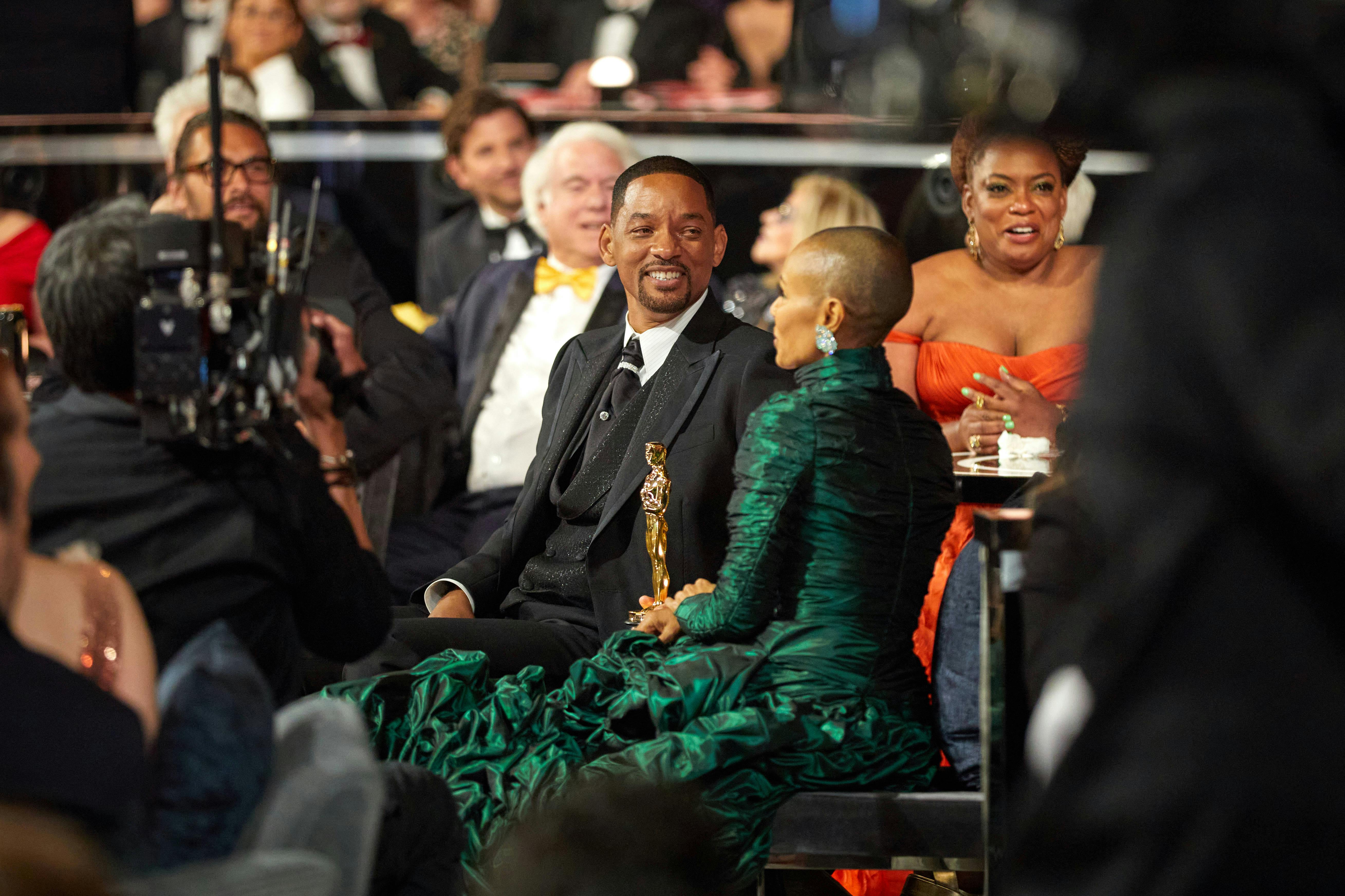 Will Smith sammen med sin kone Jade Pinkett Smith.
