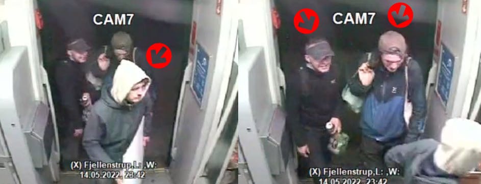 Efterlysning af tre mistænkte til hærværk mod veterantog