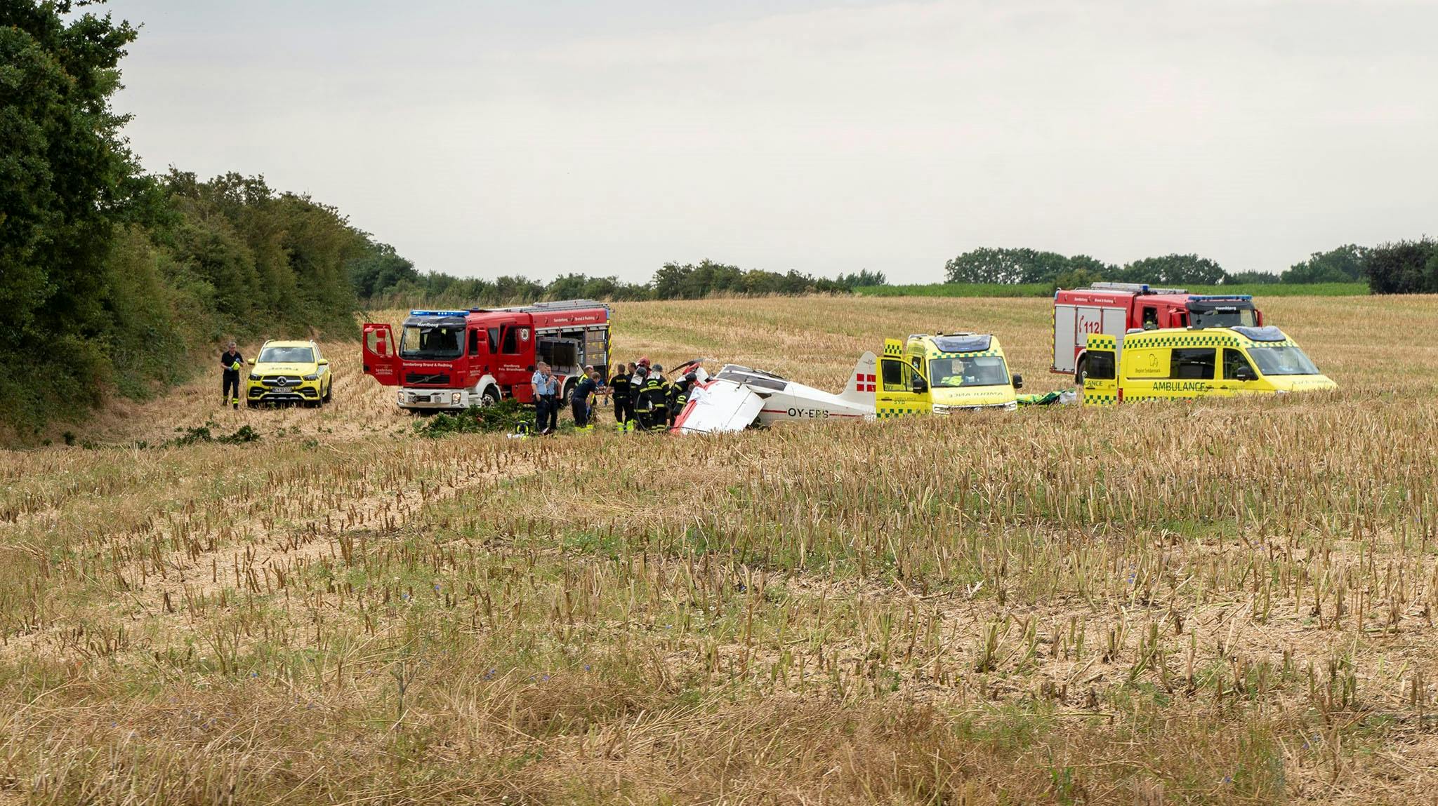 Der er tale om to lokale mænd, der var inblandet i flystyrtet i går. 