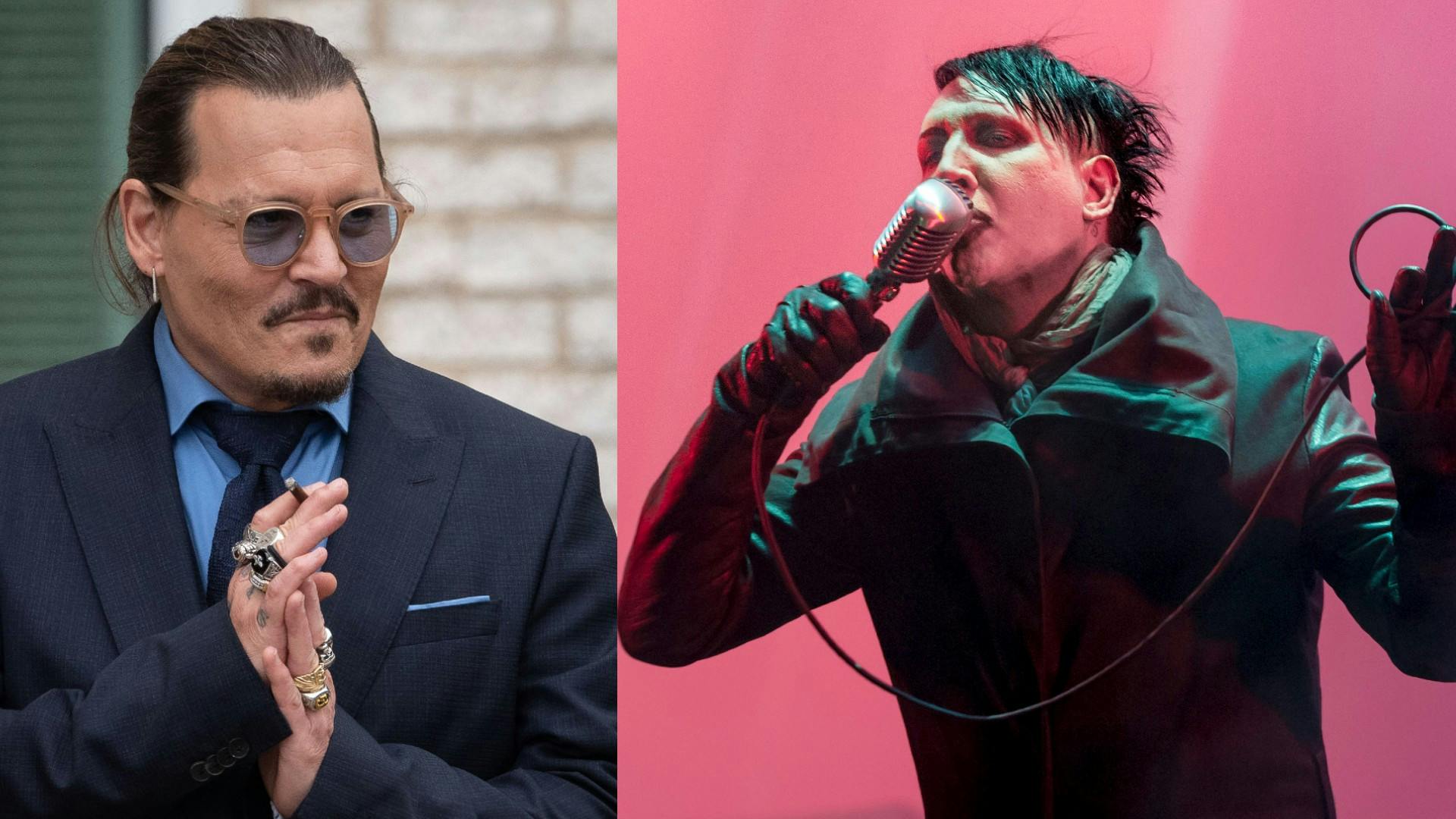 Johnny Depp og Marilyn Manson har været tætte venner i næsten tre årtier - nu bliver nogle af deres mange private sms'er offentliggjort&nbsp;