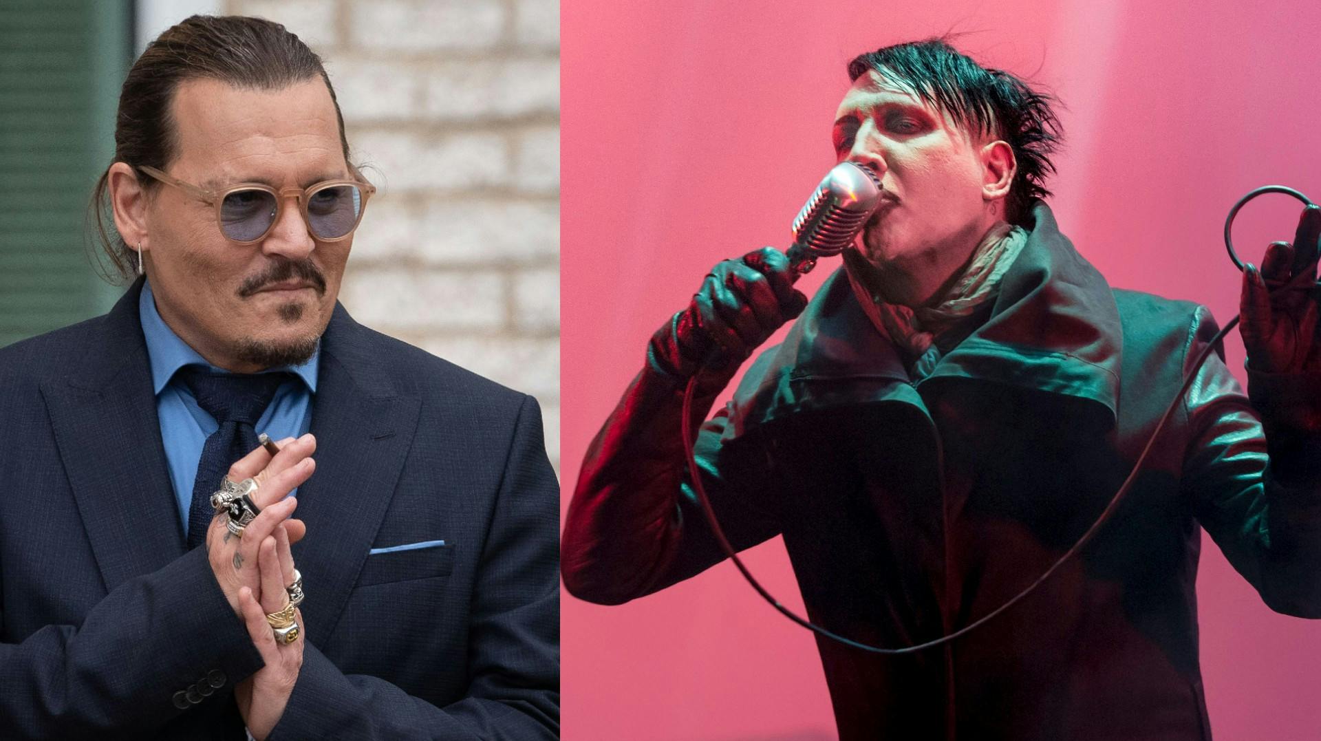 Johnny Depp og Marilyn Manson har været tætte venner i næsten tre årtier - nu bliver nogle af deres mange private sms'er offentliggjort 