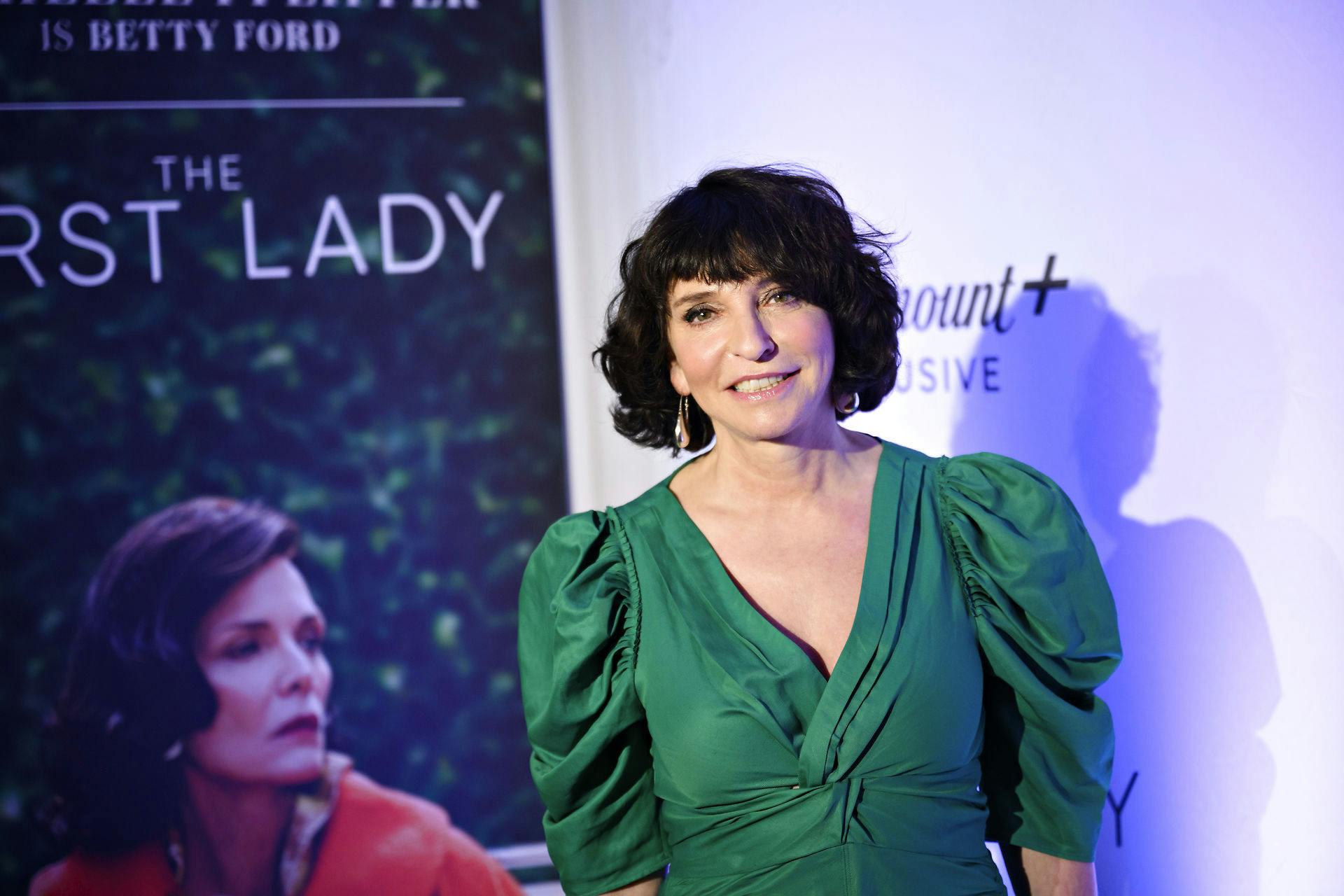 Susanne Bier til gallavisning på dramaserie "The First Lady" i Dagmar Teatret i København den 19. april 2022.
