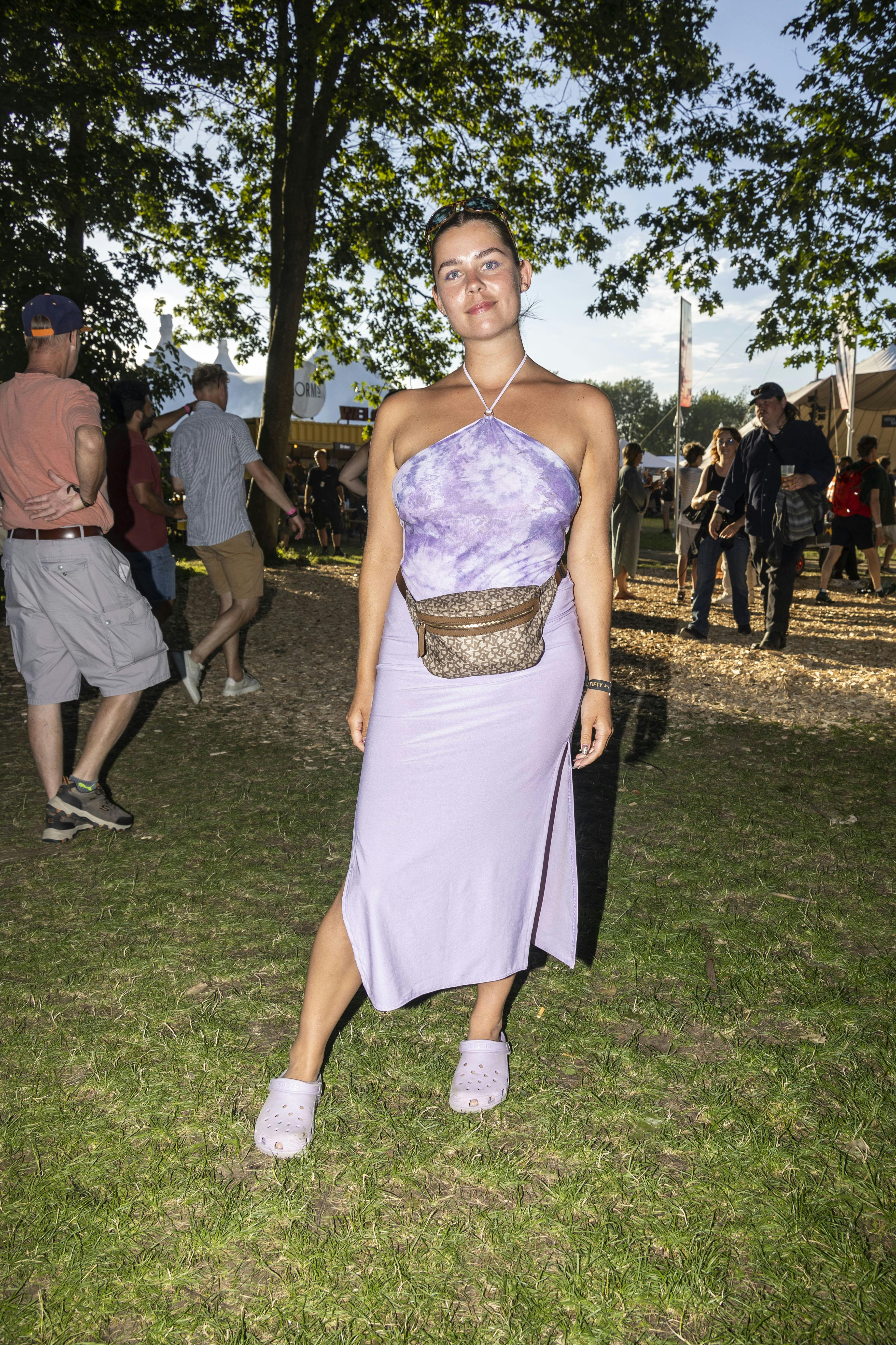 Anna Lin luftede et par af de åndbare sko på dette års Roskilde Festival.&nbsp;
