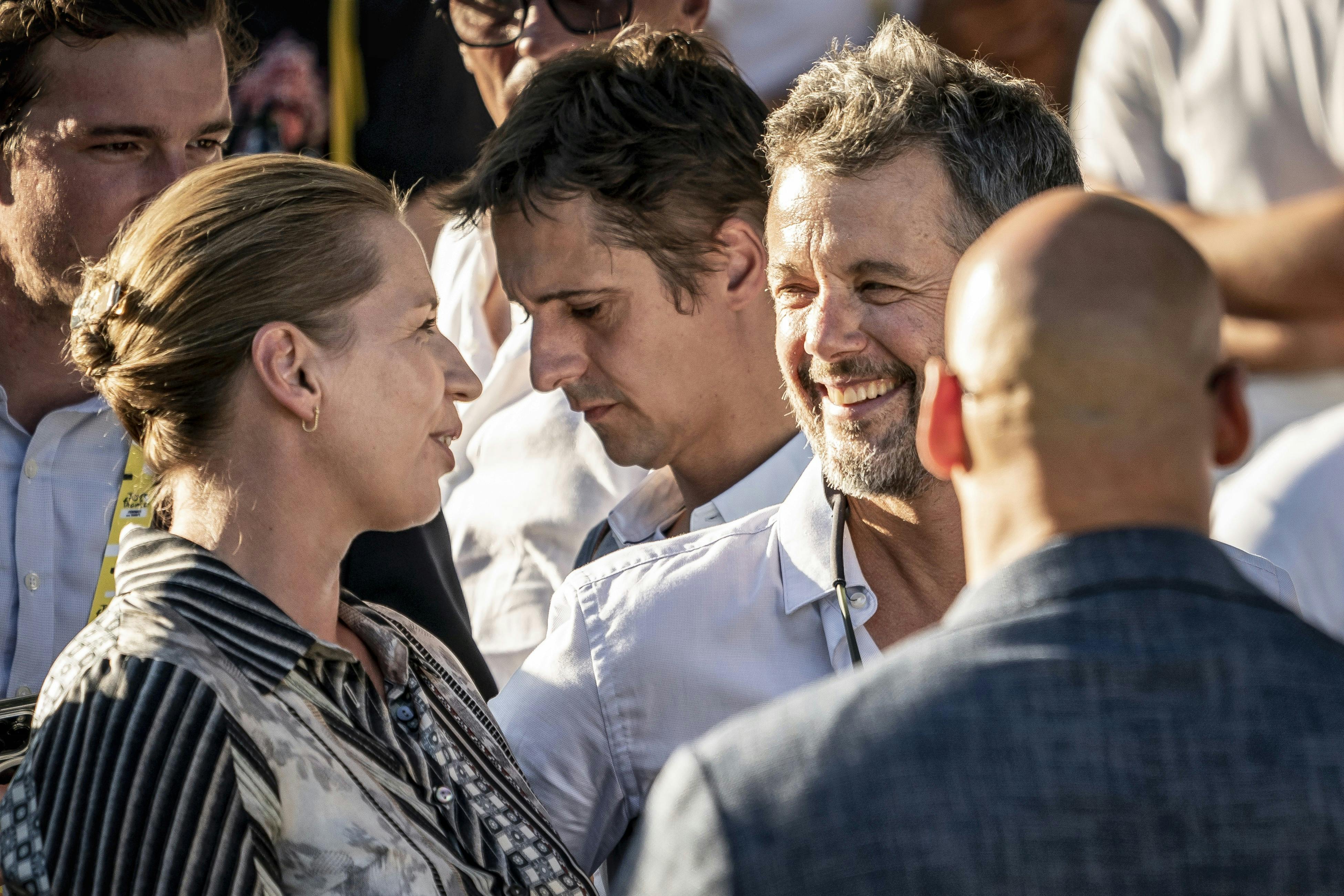 Mette Frederiksen og kronprins Frederik