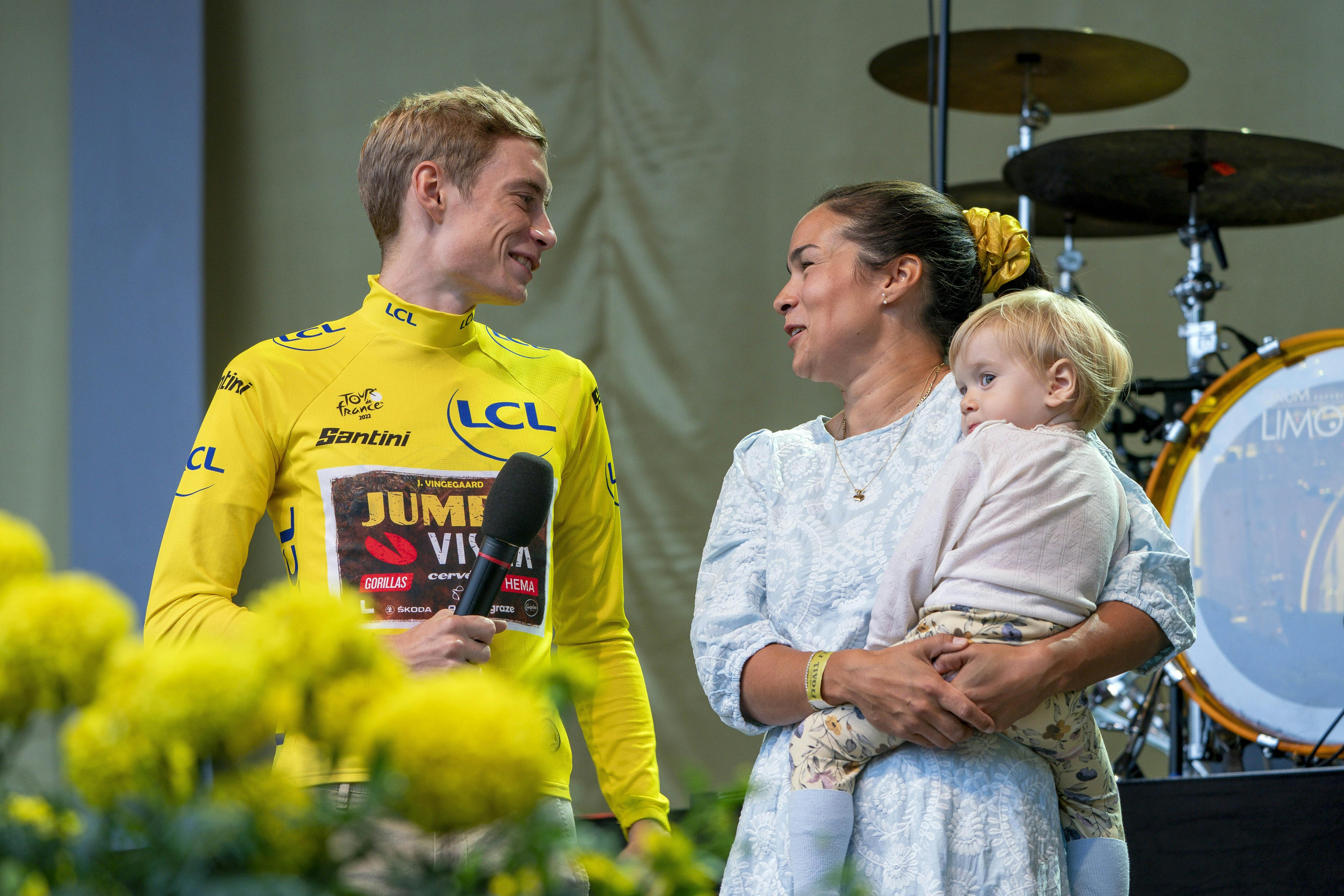 Jonas Vingegaard og Trine