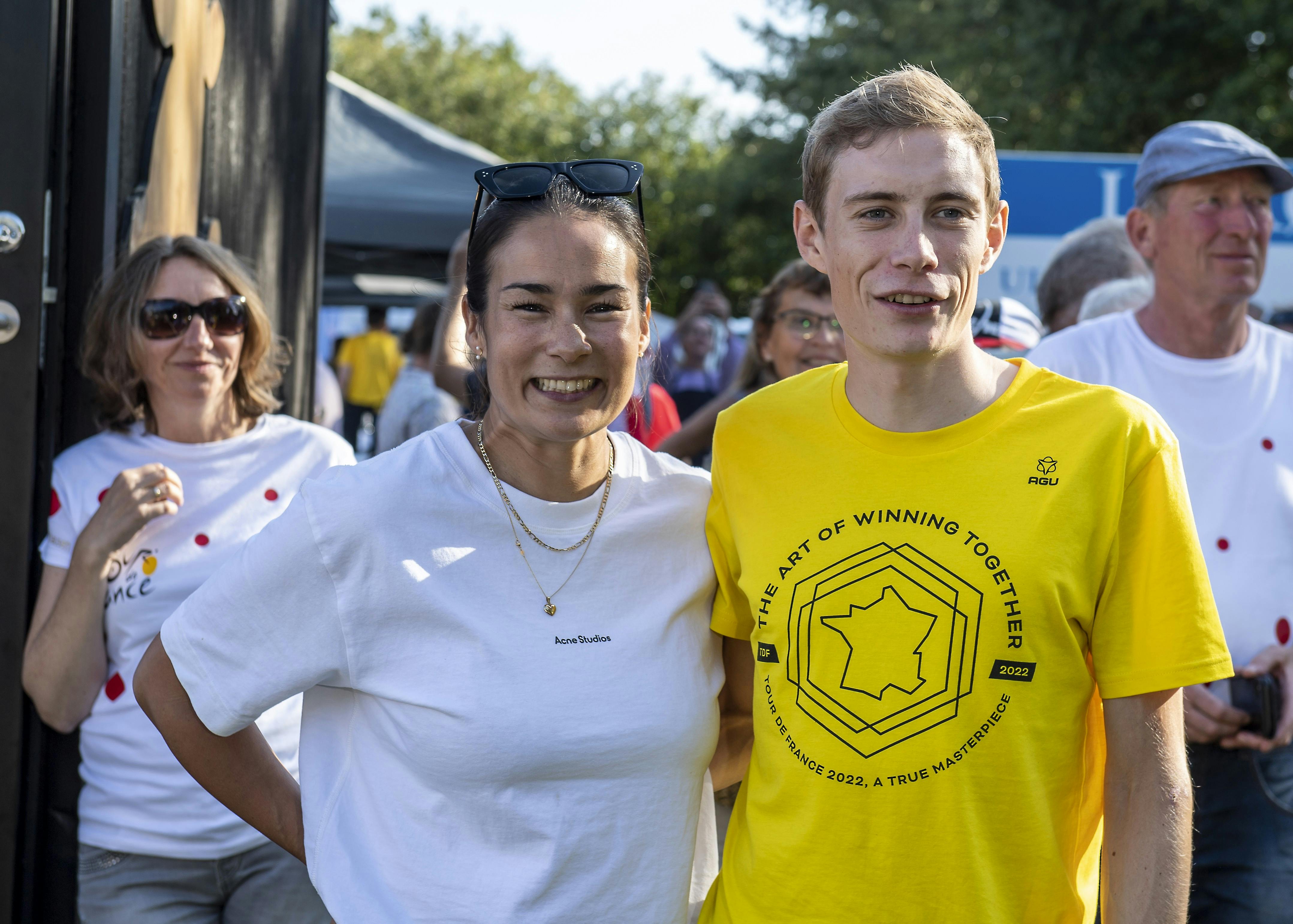 Trine Marie Hansen og Jonas Vingegaard