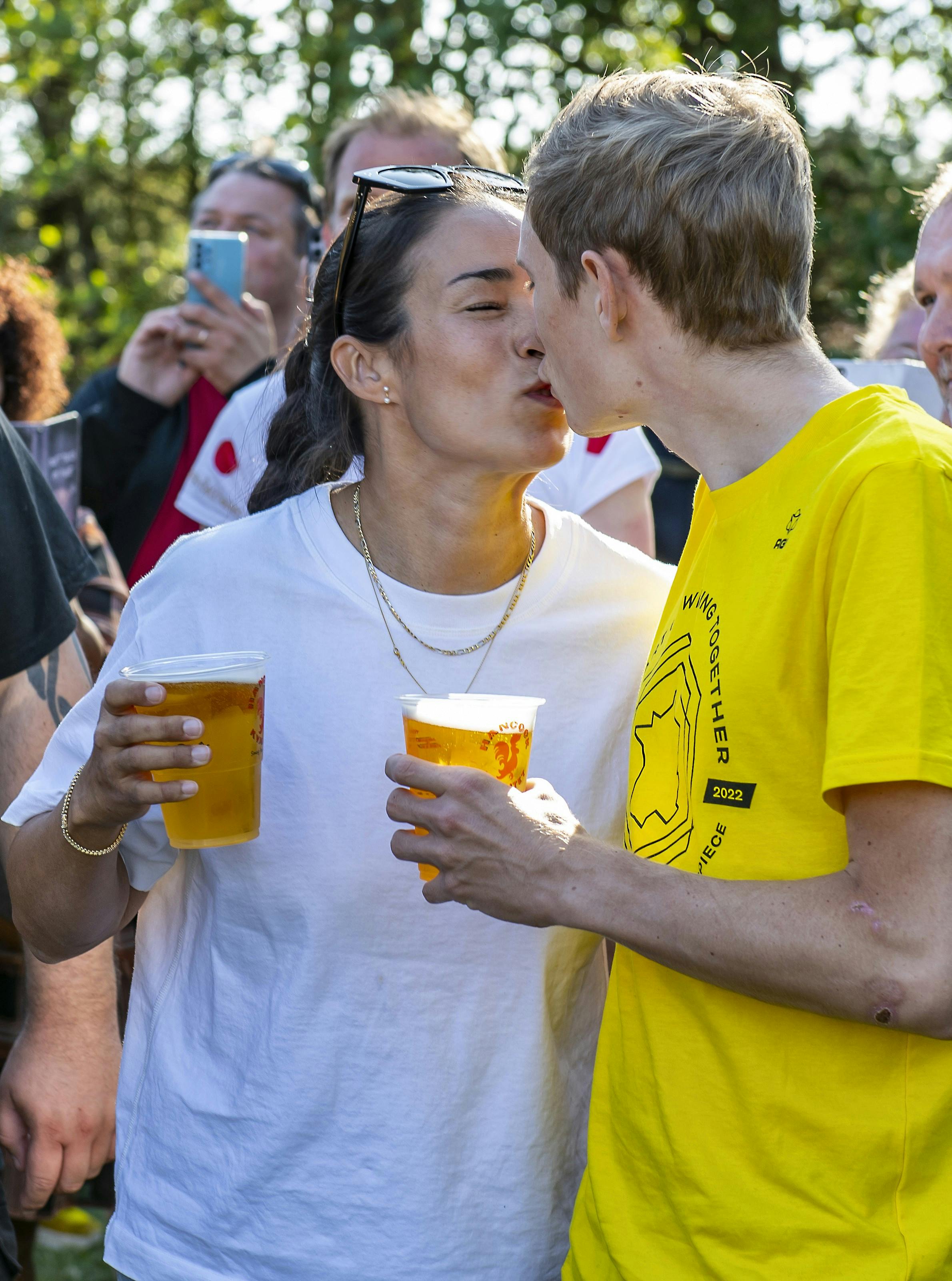 Trine Marie Hansen og Jonas Vingegaard