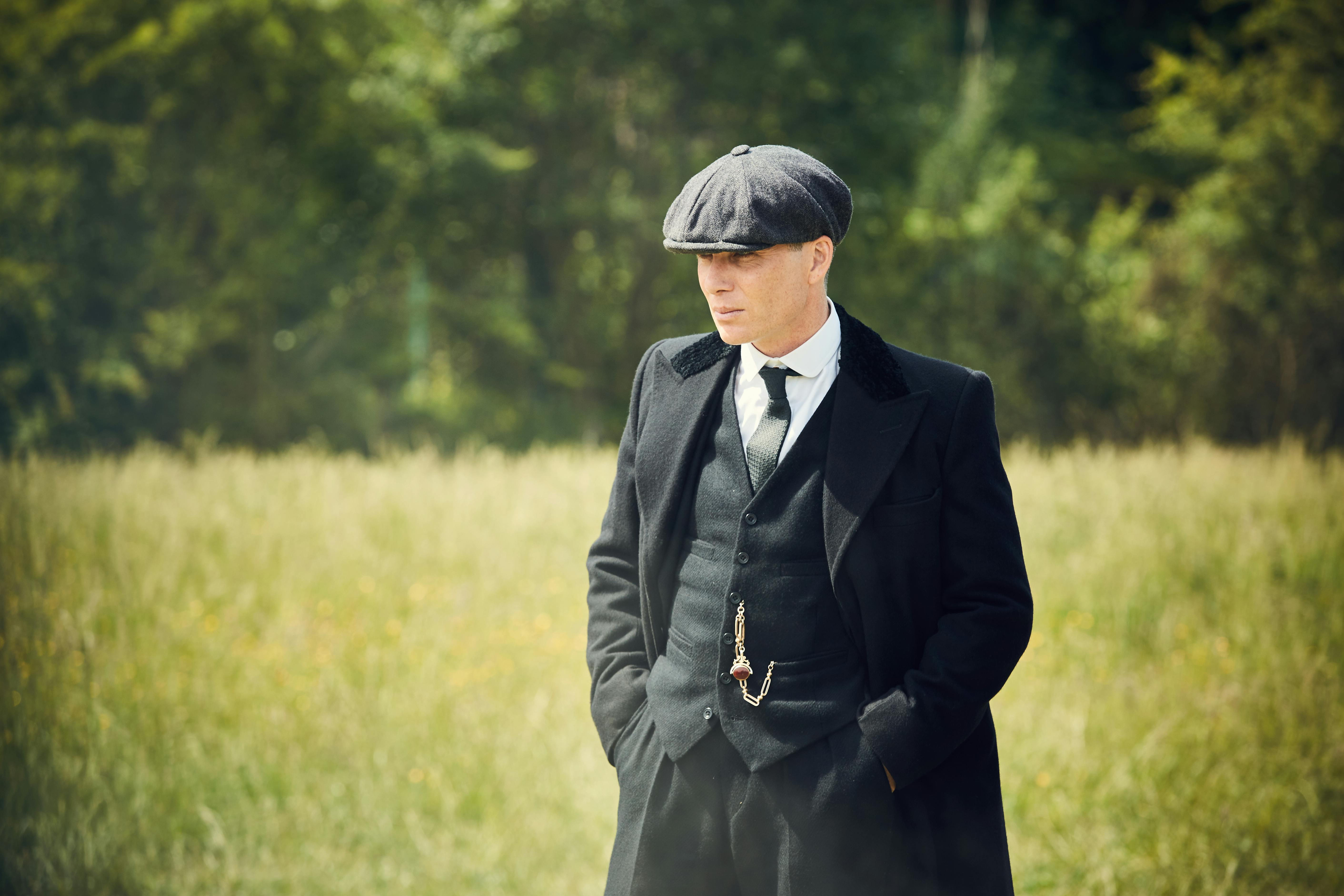 Cillian Murphy spiller rollen som Thomas Shelby i "Peaker Blinders".
