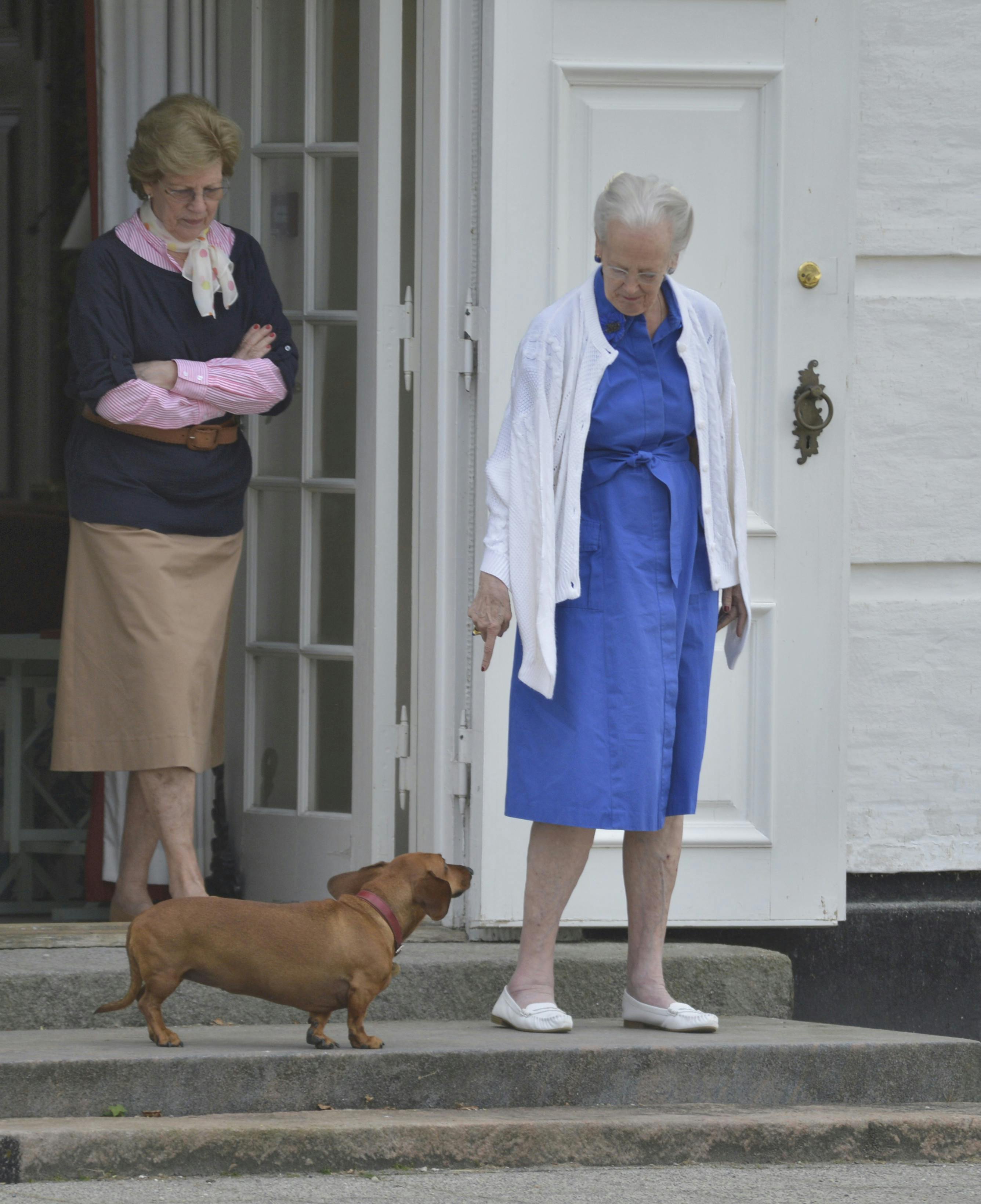 Dronning Anne-Marie og dronning Margrethe