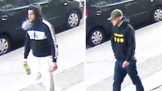 Har man set de to mænd, bedes man kontakte Københavns Politi på telefon 114. nbsp;