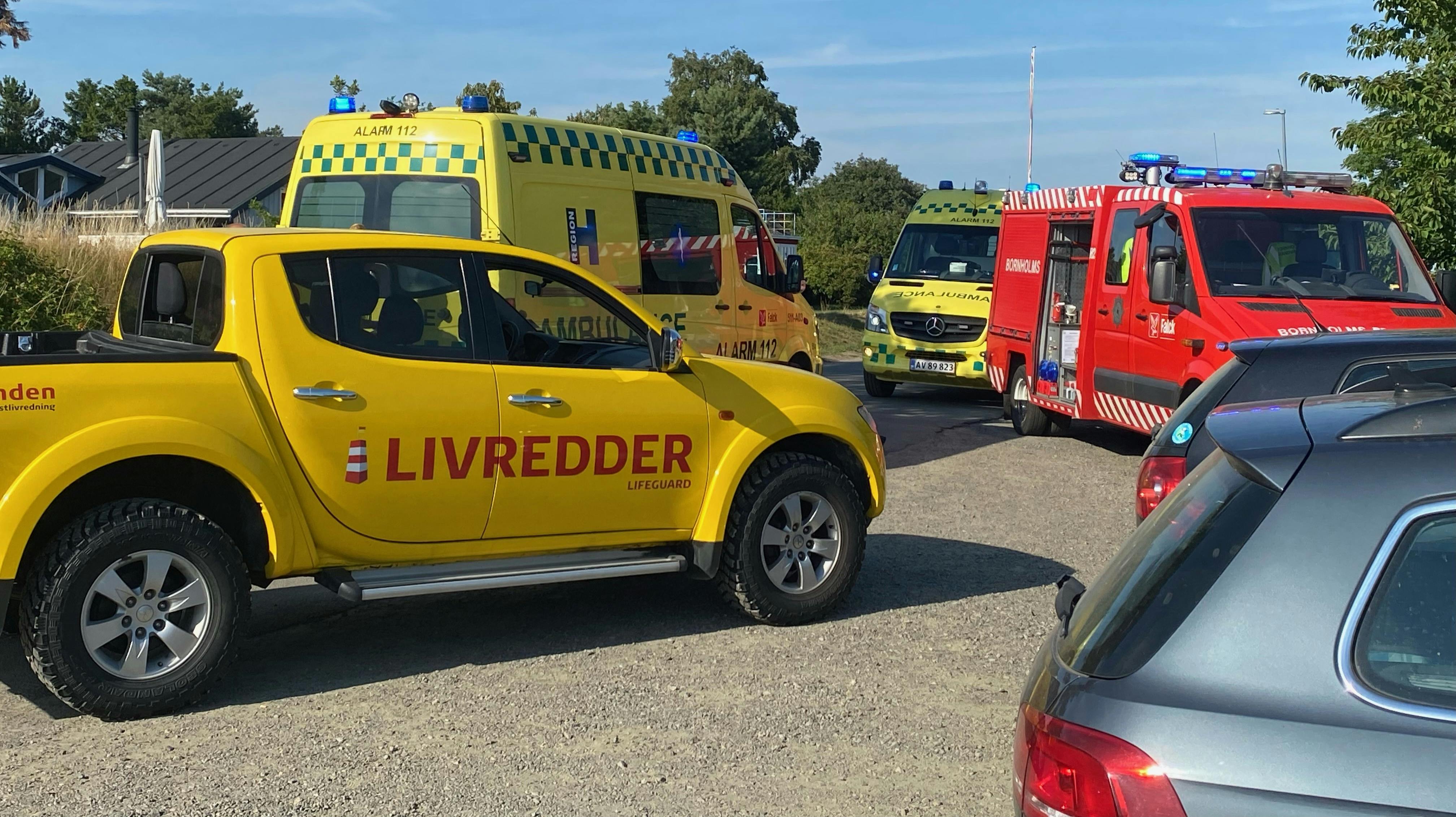 En kvindelig turist er torsdag druknet ved Balka Strand på Bornholm.