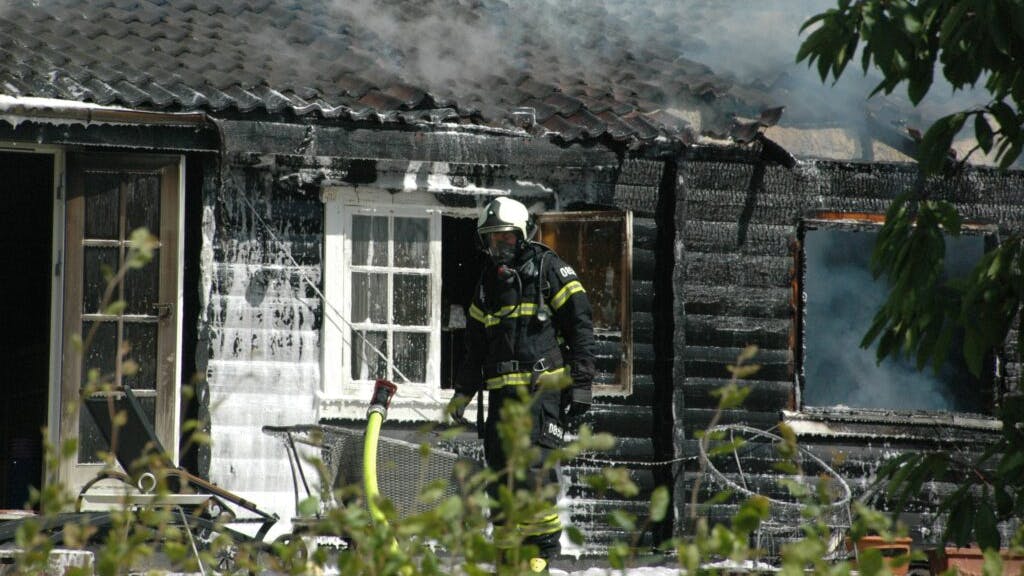 Brandet skete i et sommerhus i Ølsted i Halsnæs Kommune