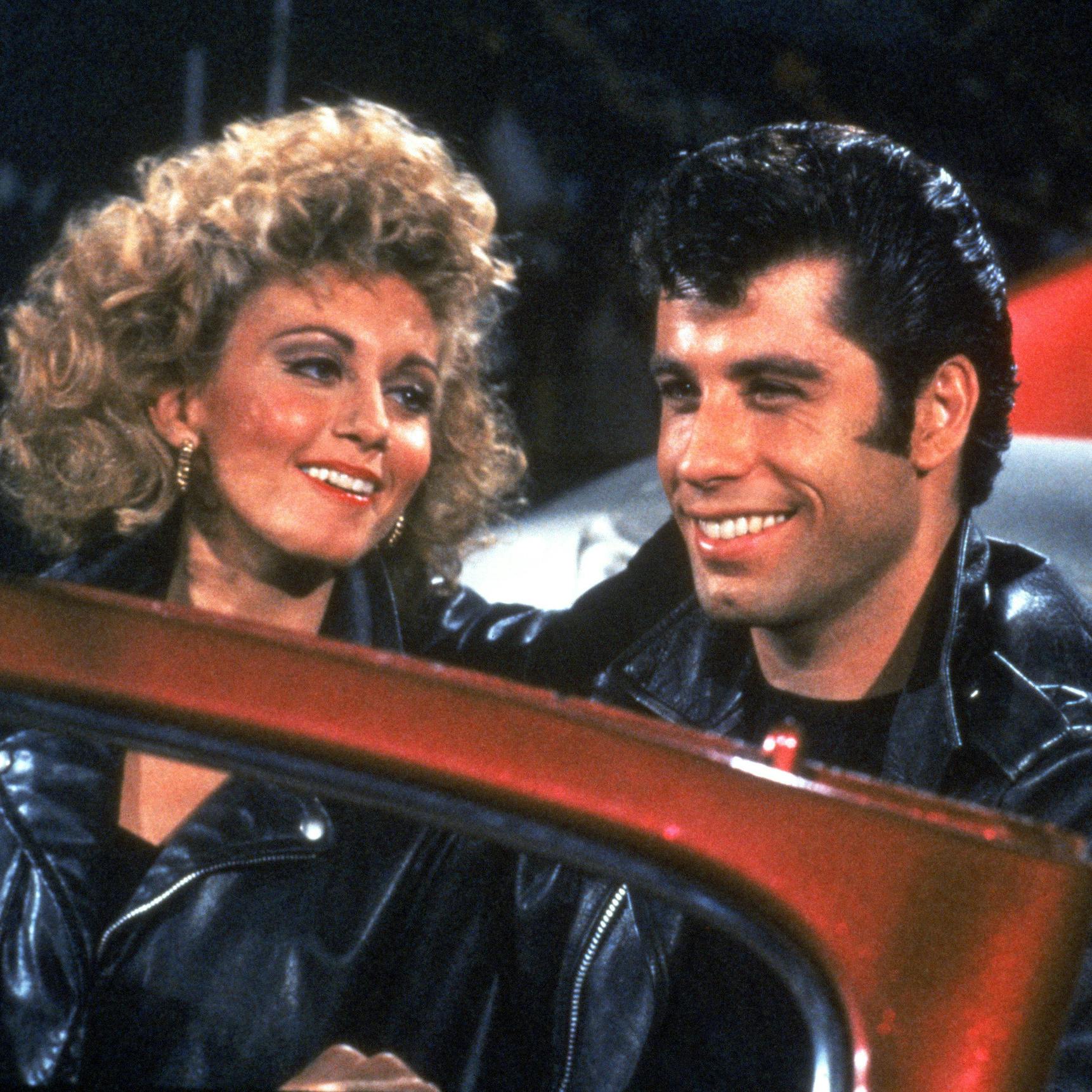 Olivia Newton-John og John Travolta i filmen "Grease" fra 1978.