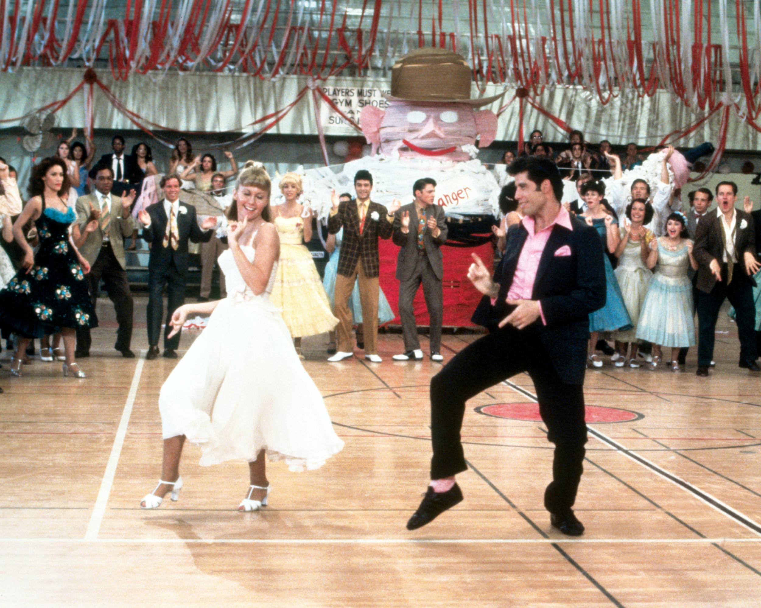 Olivia Newton-John fik heldigvis lov til at danse med John Travolta.
