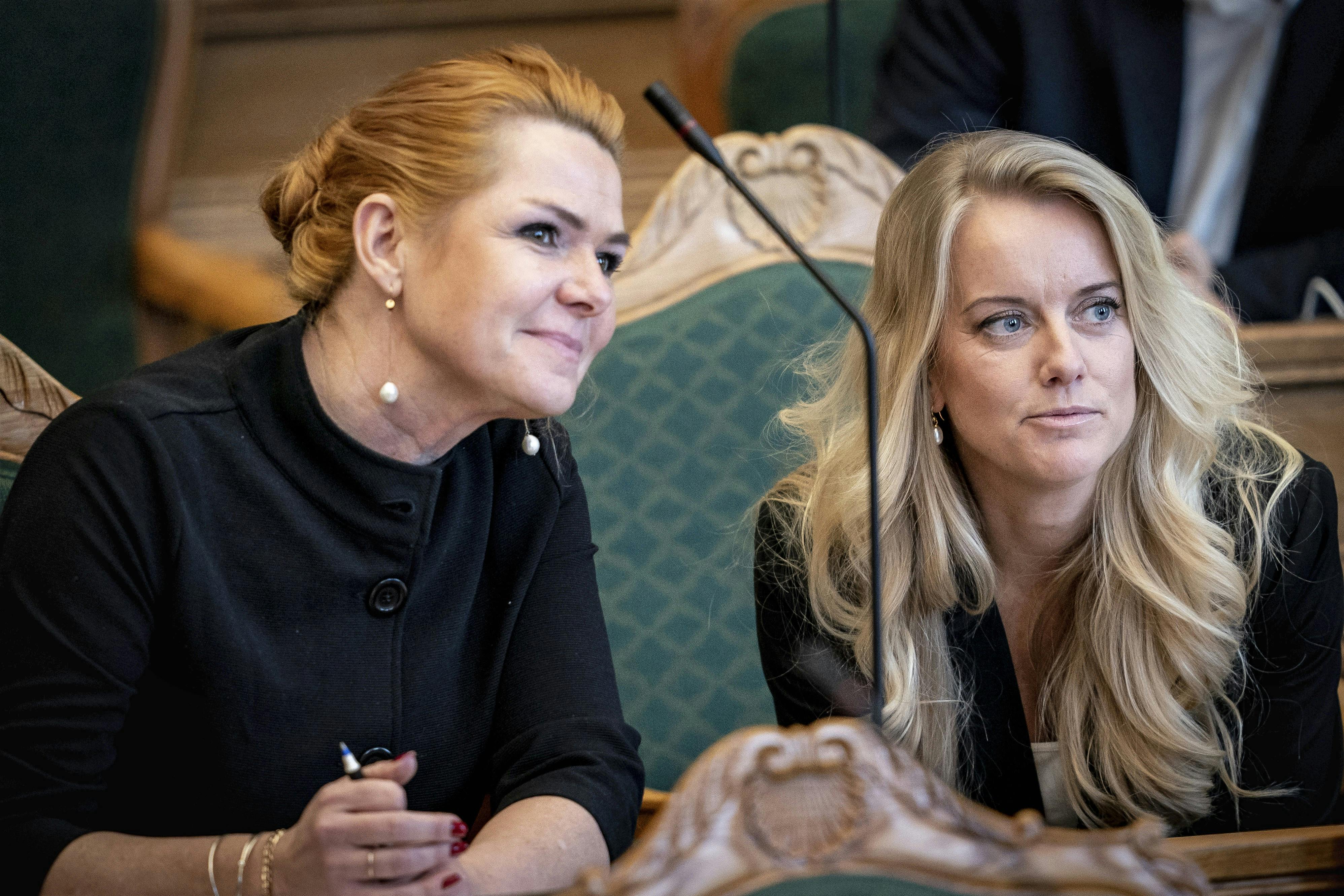 Inger Støjberg og Pernille Vermund