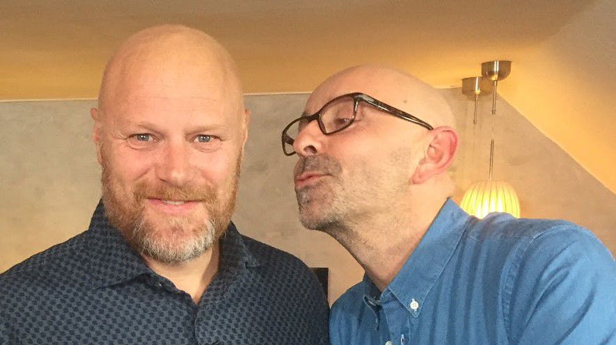 Mads Steffensen og Flemming Møldrup i "Kender du typen?". Nu vender makkerparret tilbage på skærmen.