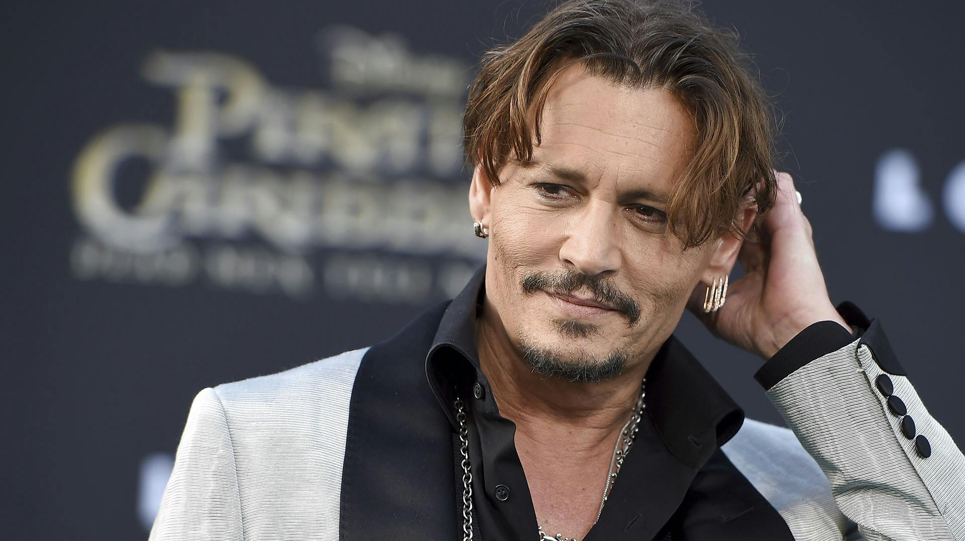 Johnny Depp til "Pirates of the Caribbean"-premiere i 2017.