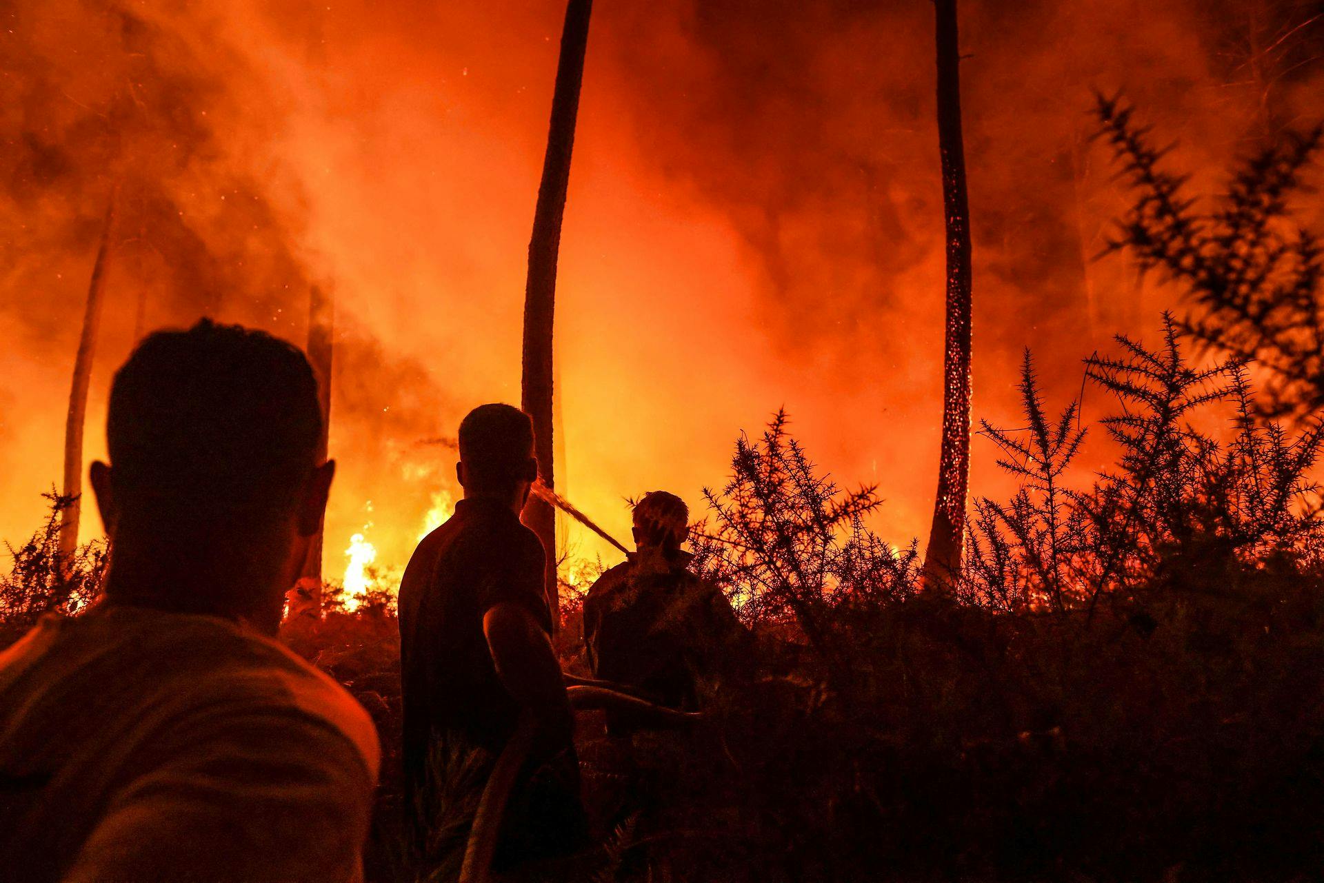 Kæmpe brand i Frankrig