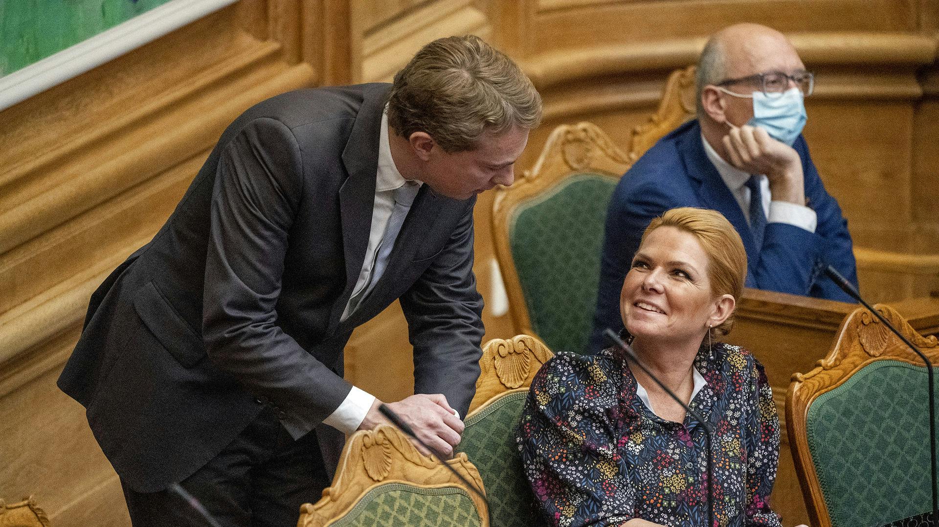 Mon Morten Messerschmidt (DF) og Inger Støjberg (Danmarksdemokraterne) finder hinanden? I dag gjorde de forsøget i radioen.