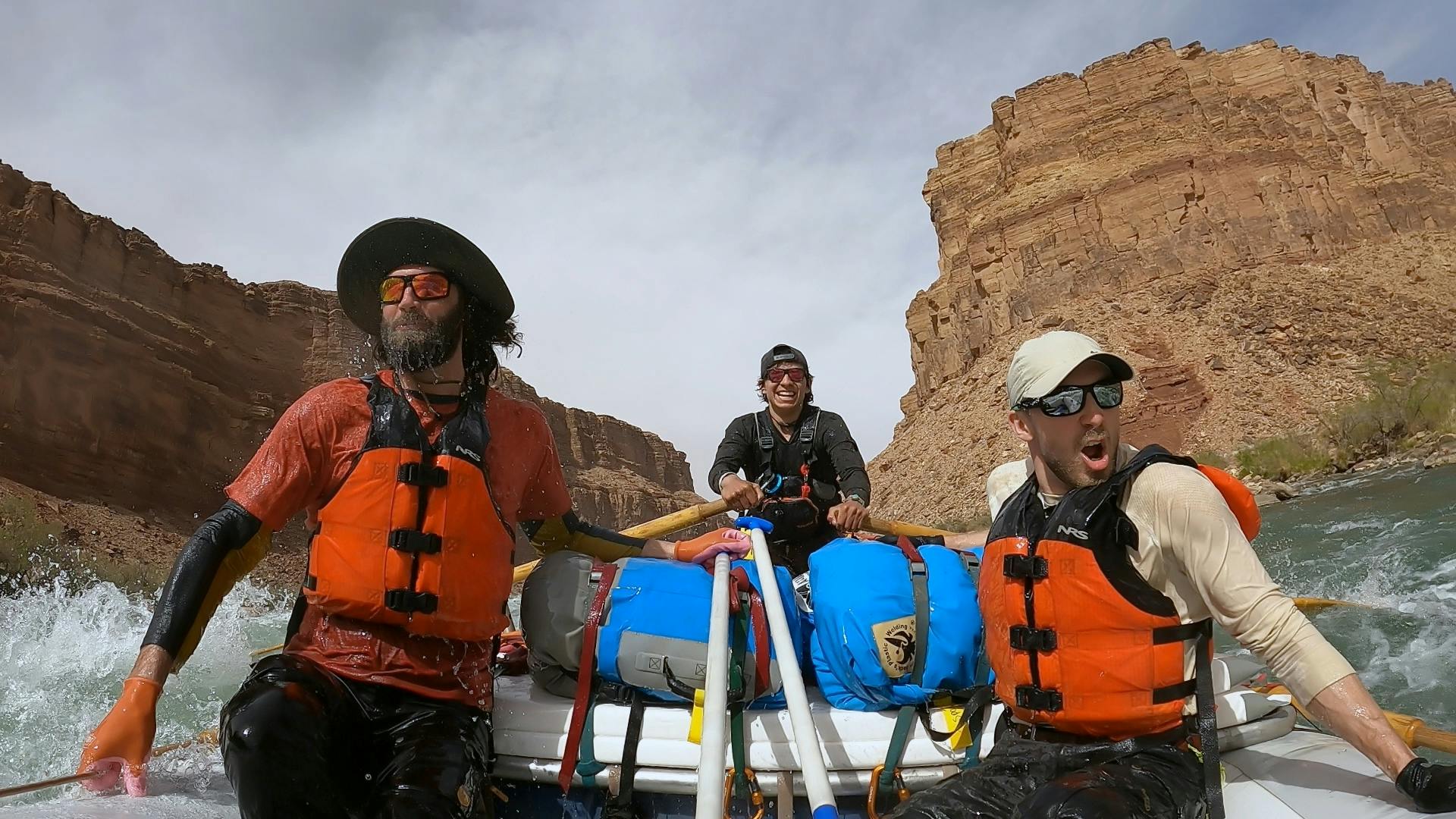 Det bliver ikke nemt for de seks deltagere, der skal rafte sig gennem Grand Canyon.