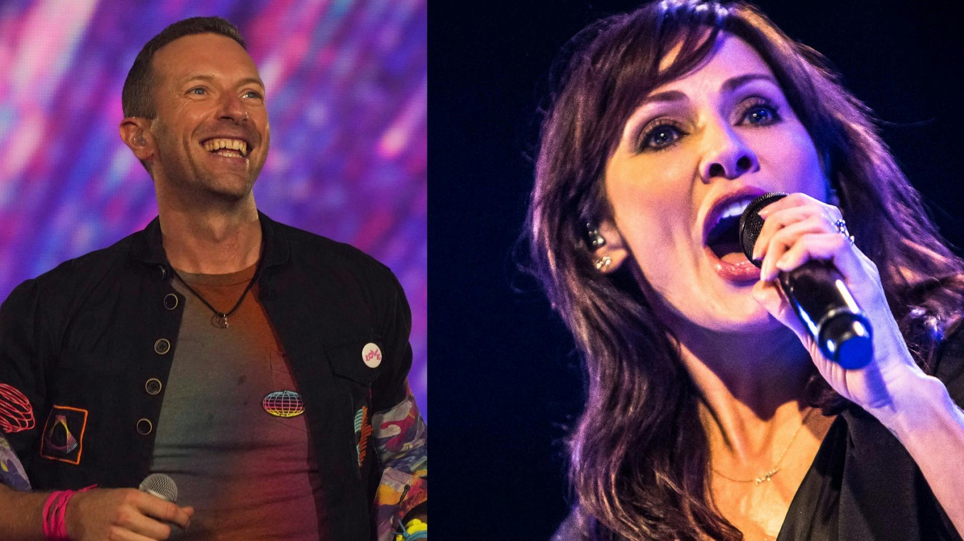 Coldplay og Natalie Imbruglia mødtes i skøn forening, da de sang det udødelige "Grease"-hit "Summer Nights" som en smuk honnør til den afdøde Sandy-stjerne