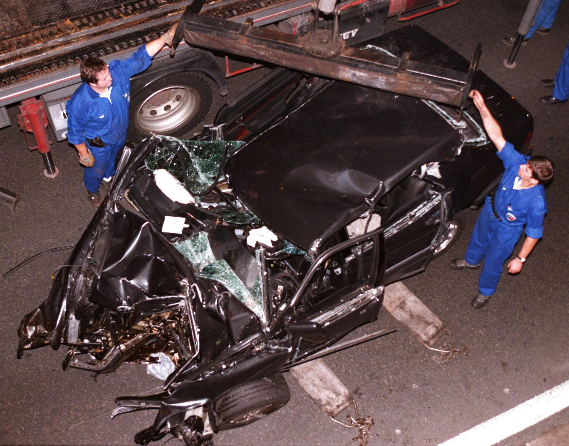 Bilen som prinsesse Diana sad i den skæbnesvangre aften i Paris den 31. august 1997.