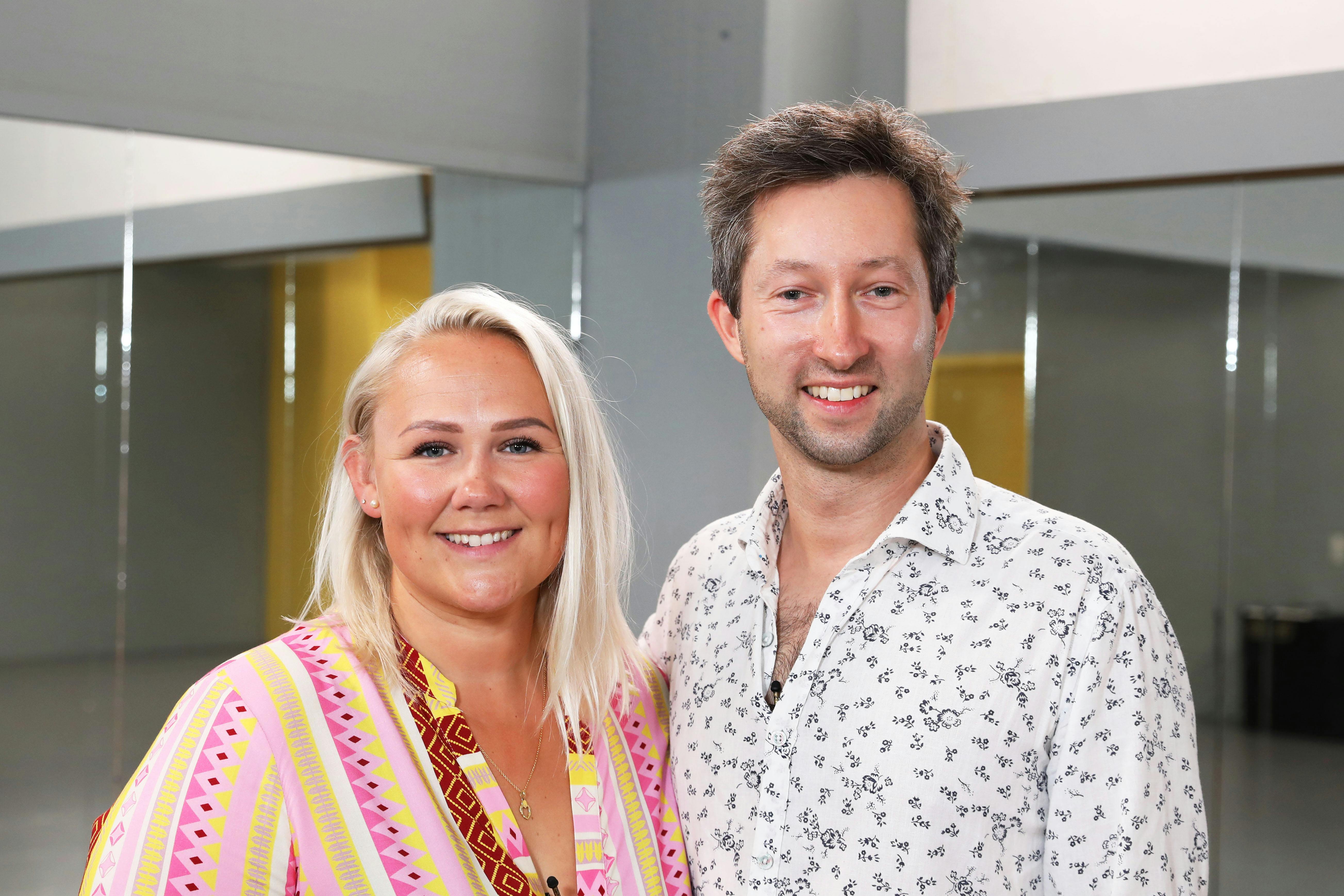 Cecilie Schmeichel og Damian Czarnecki.