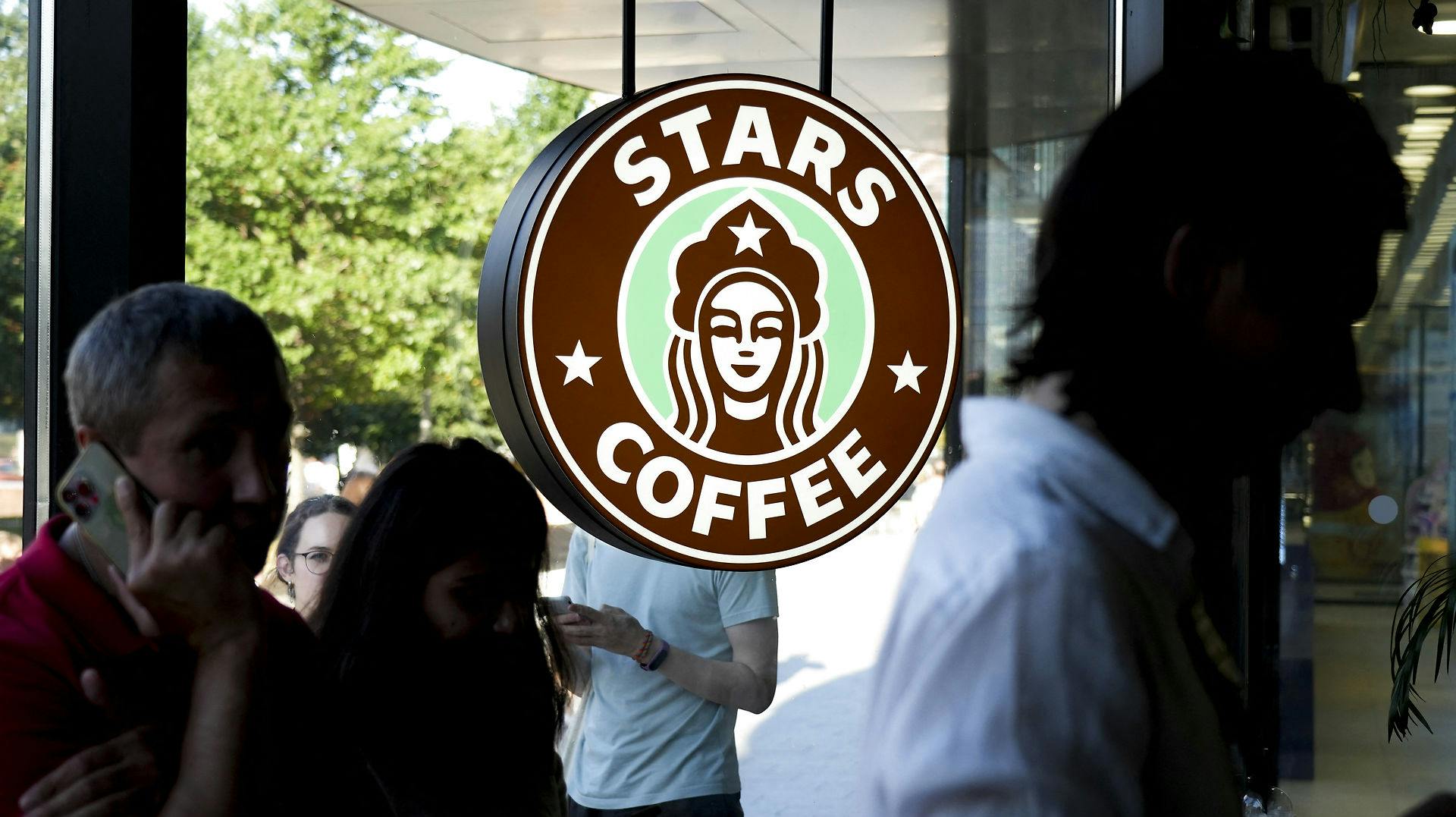 Stars Coffee åbner nu, hvor de gamle Starbuscks lå i Rusland.