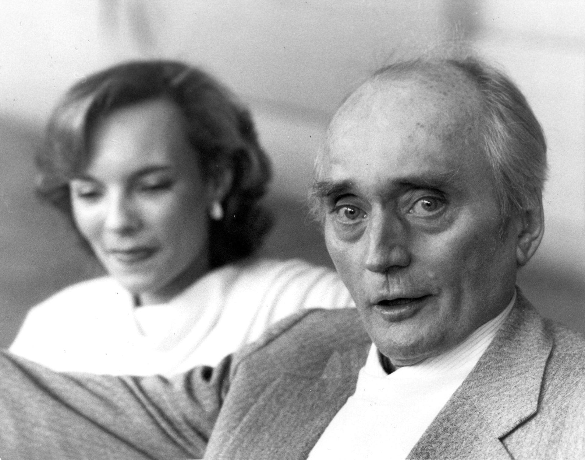 Simon Spies kort før sin død i 1984 sammen med Janni.
