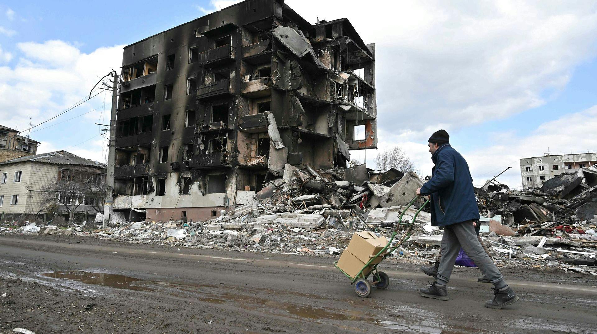 Omegnen af Kyiv blev i foråret forvandlet til ruiner, men det lykkes aldrig russerne at indtage den ukrainske hovedstad på rekordtid, som Putin ellers havde håbet.