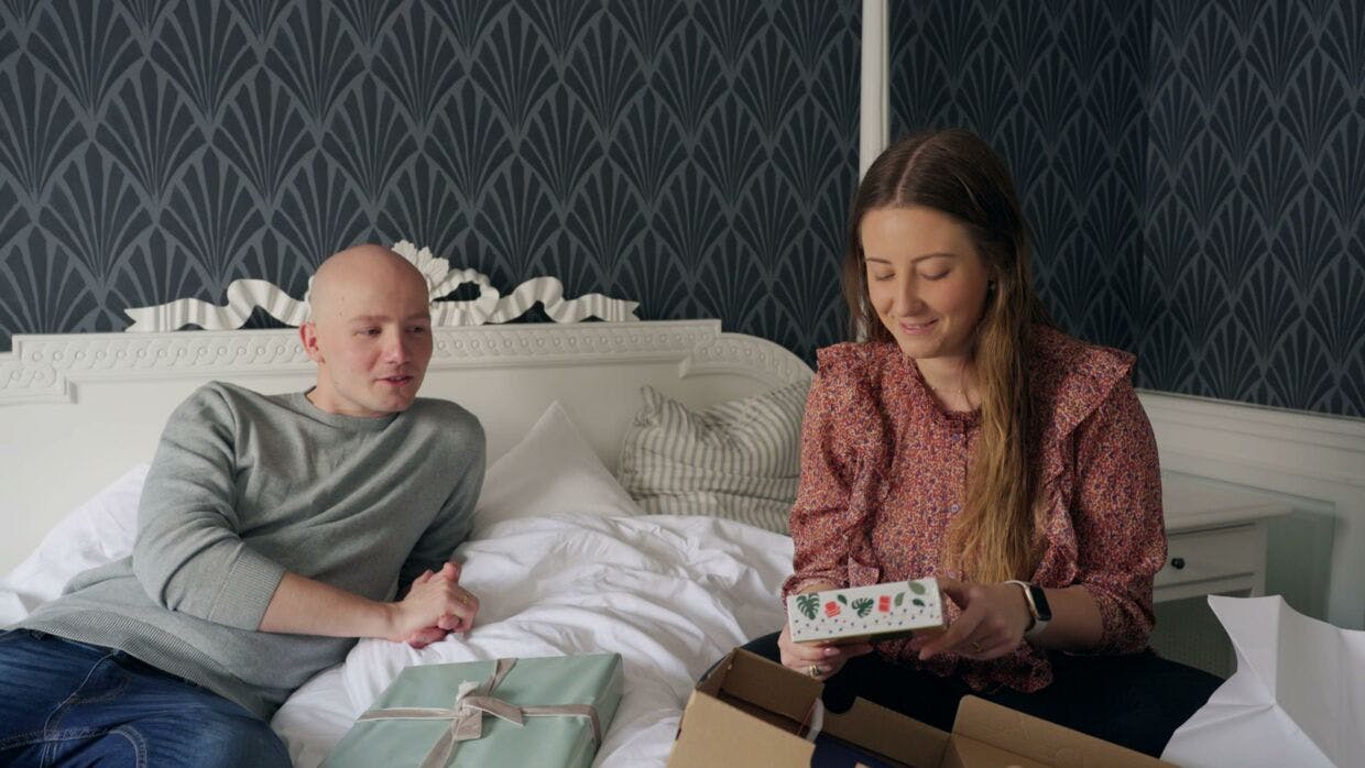 Patrick Kim Jensen og Olivia Bak-Christensen sagde ja til hinanden i sæsonpremieren af "Gift ved første blik" på DR. 