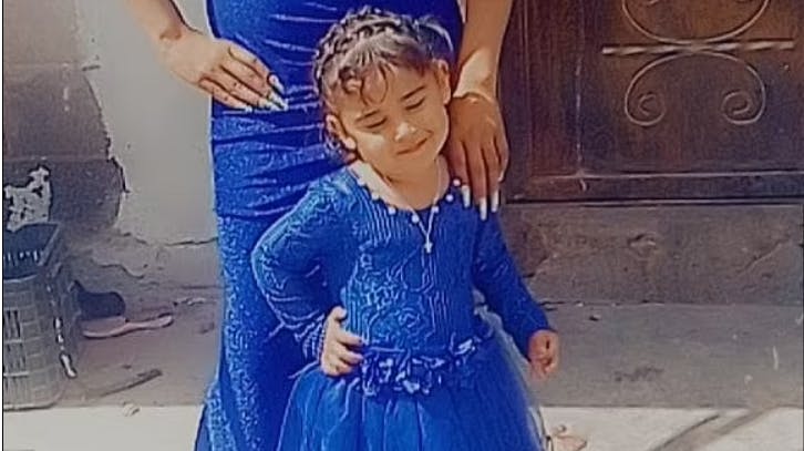 Camila Martinez blev kun tre år. 