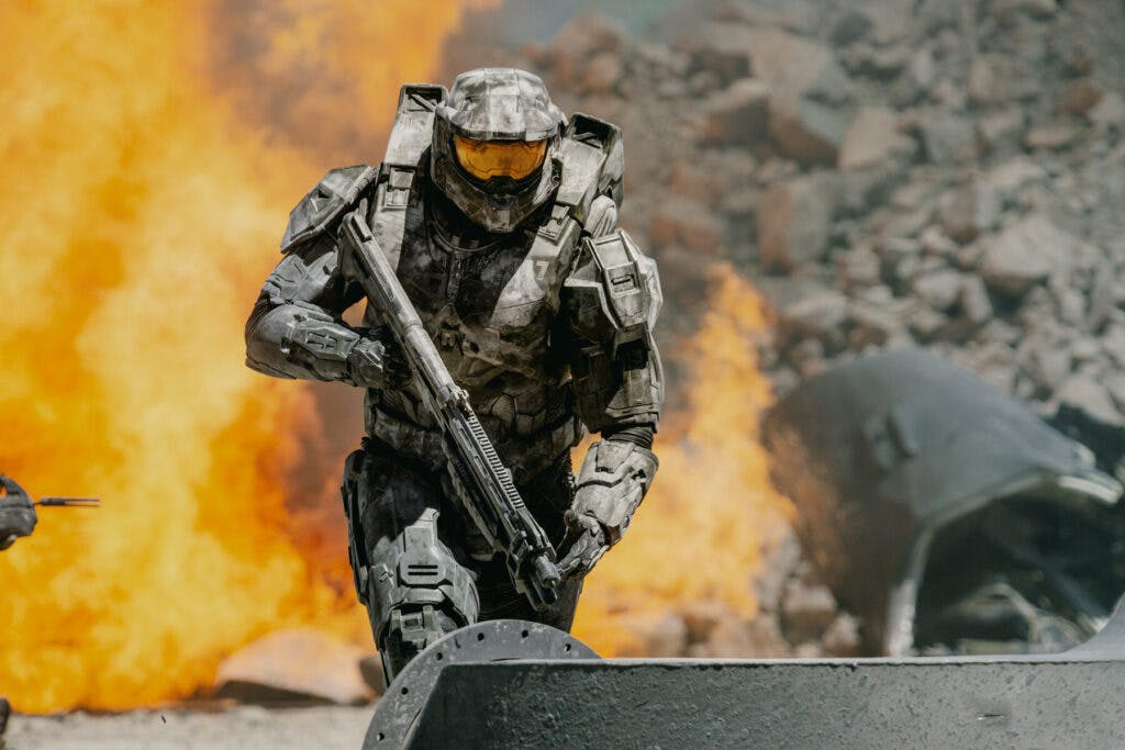 Pablo Schreiber som Master Chief.