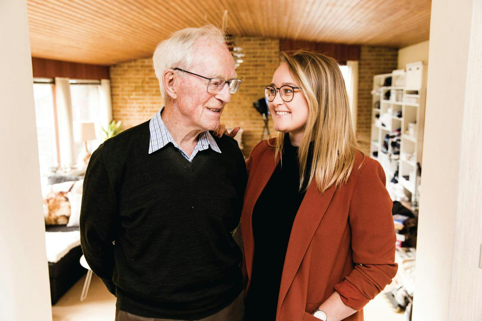 Isabella Alberte Hedeager og Svend Aage