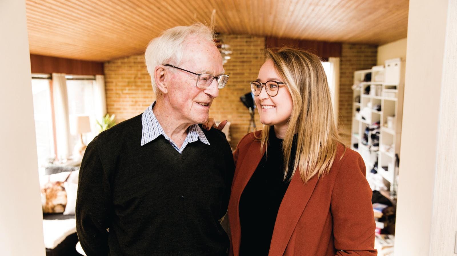 Isabella Alberte Hedeager og Svend Aage