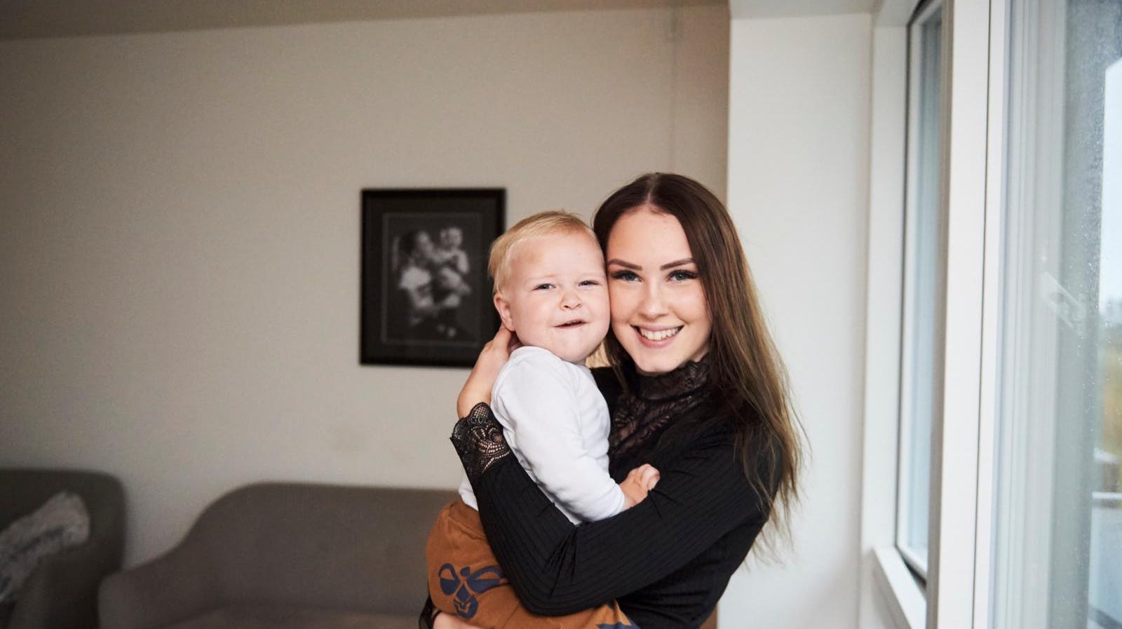 Maria Krogh har netop født endnu en søn. Hun har i forvejen sønnen Vincent på fire. 