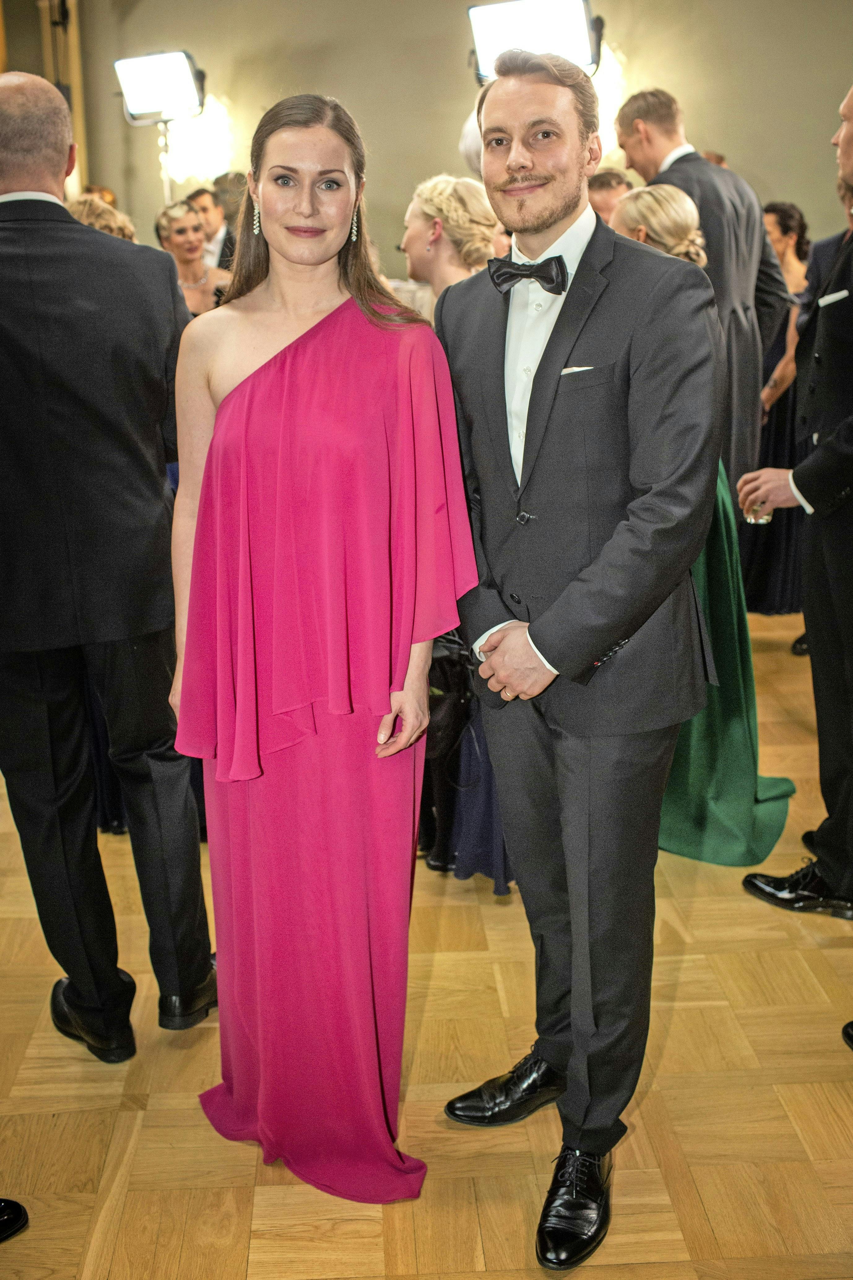 Sanna Marin og Markus Räikkönen