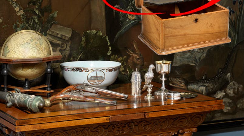 Skrinet er vurderet til mange tusinde kroner.