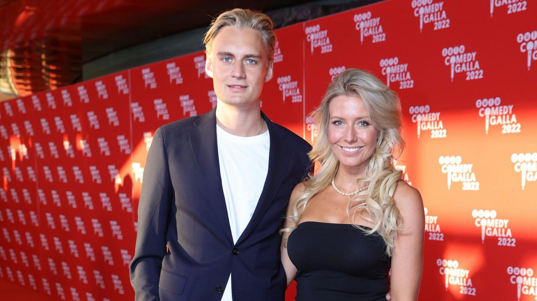 Carla Mickelborg med kæresten Carl.