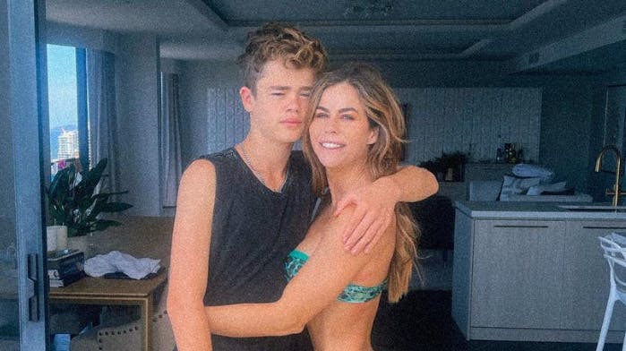 Sophie var 19 år, da hun fødte sønnen Kai.