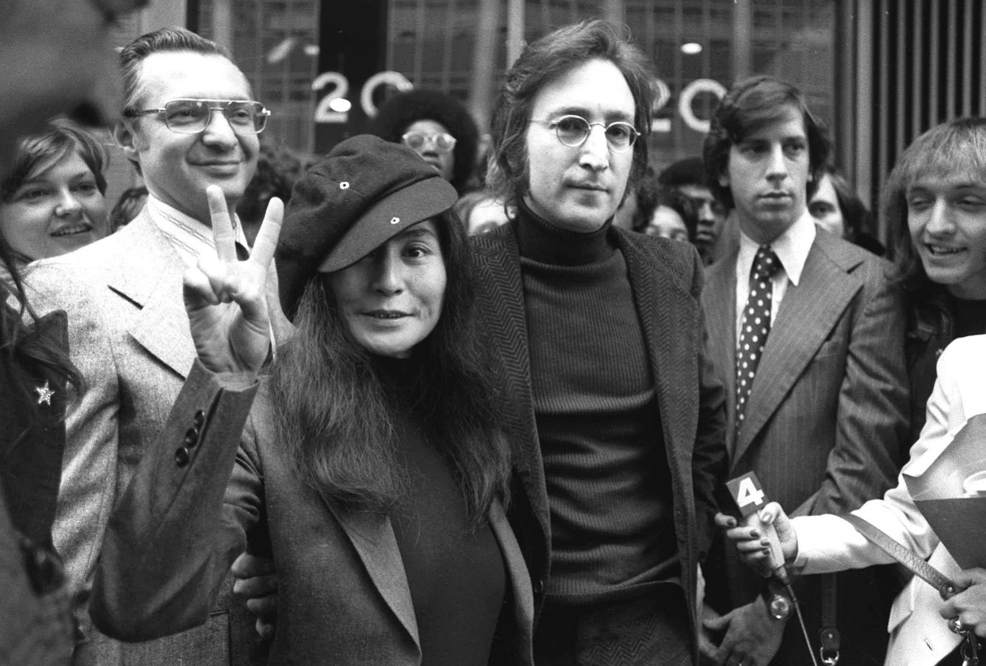 John Lennon og Yoko Ono i 1972
