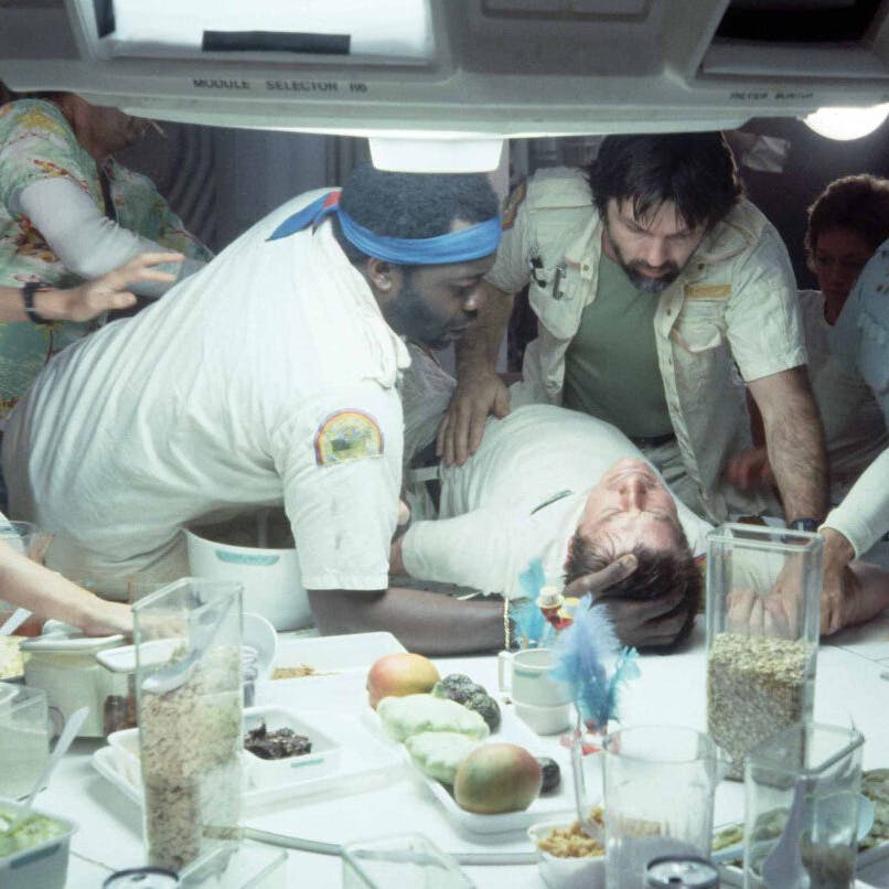 "Alien" byder på en af de værste fødselsscener i filmhistorien.