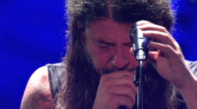 Det triste øjeblik, hvor Dave Grohl ikke kunne holde tårerne tilbage.