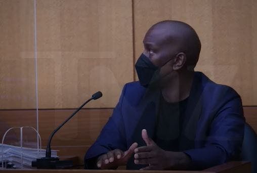 Tyrese Gibson i retten. 