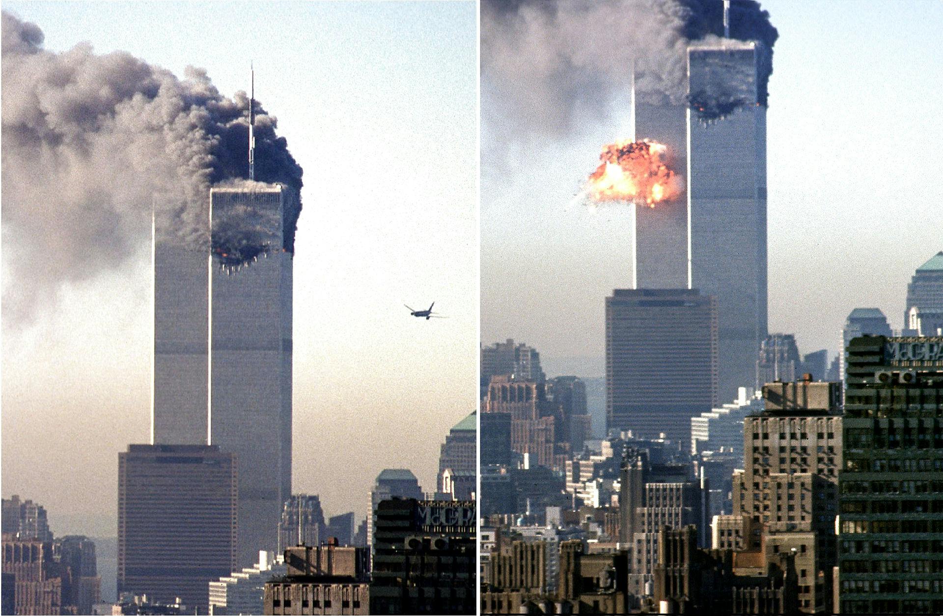 Billeder som disse gik verden rundt 11. september 2001.