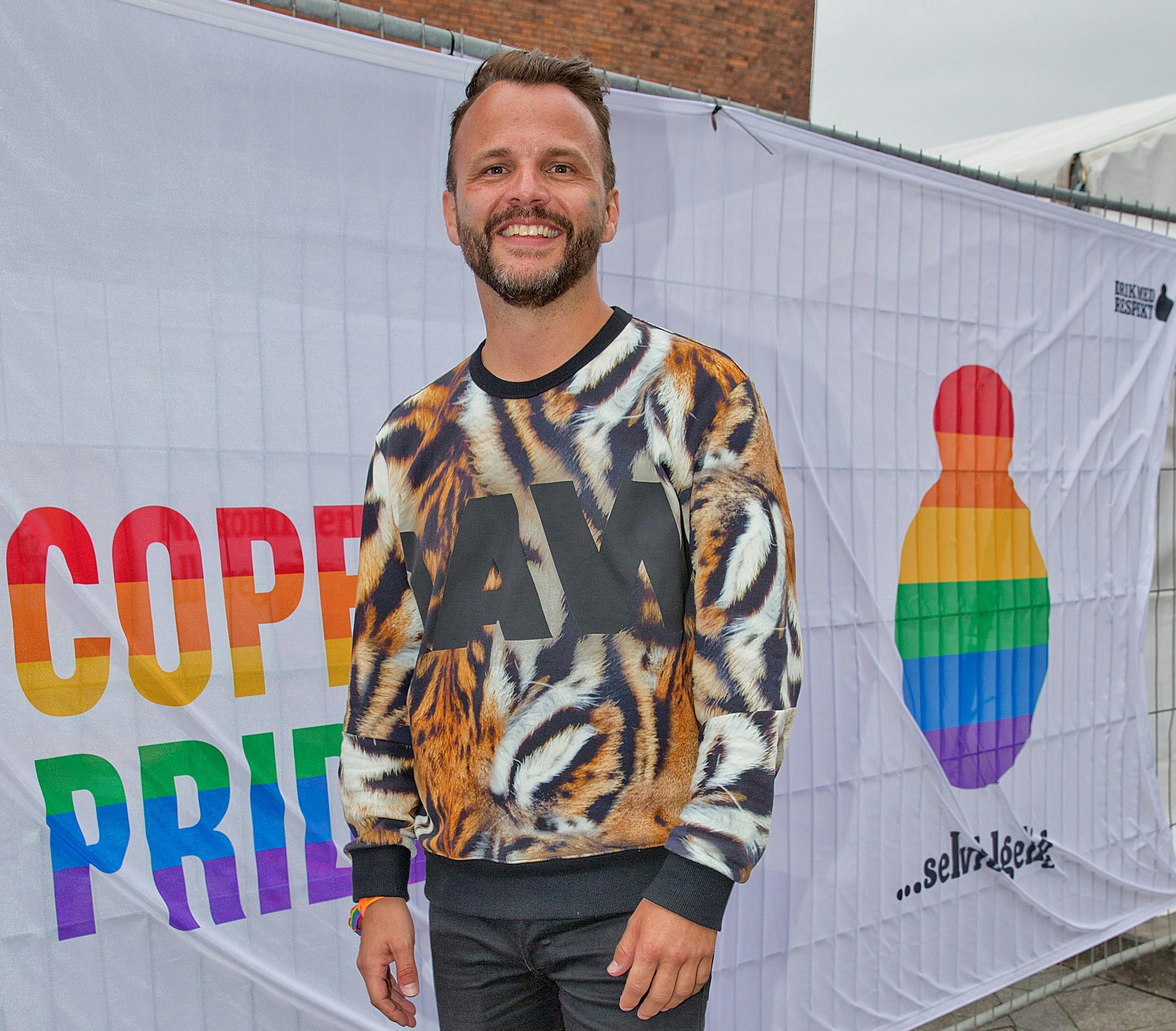 Sangeren Bryan Rice til Copenhagen Pride i 2019.