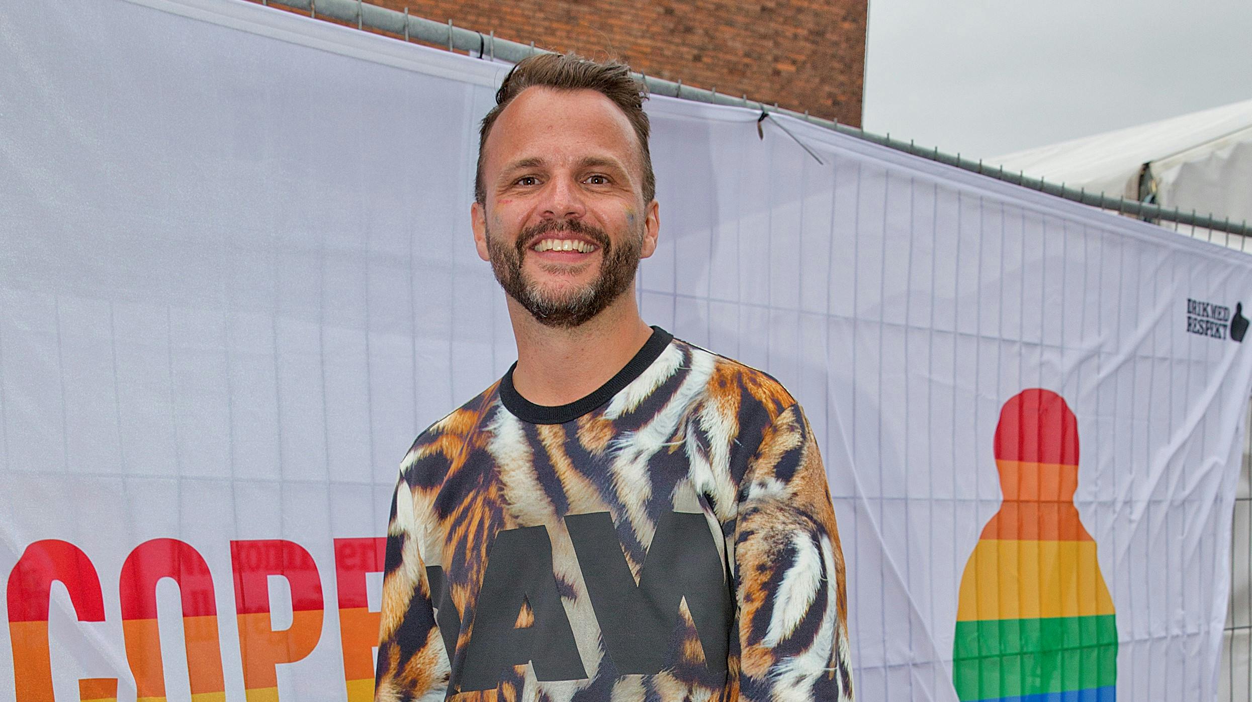 Sangeren Bryan Rice til Copenhagen Pride i 2019.