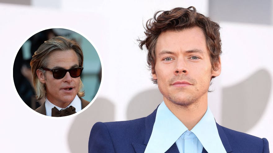 Harry Styles og Chris Pine