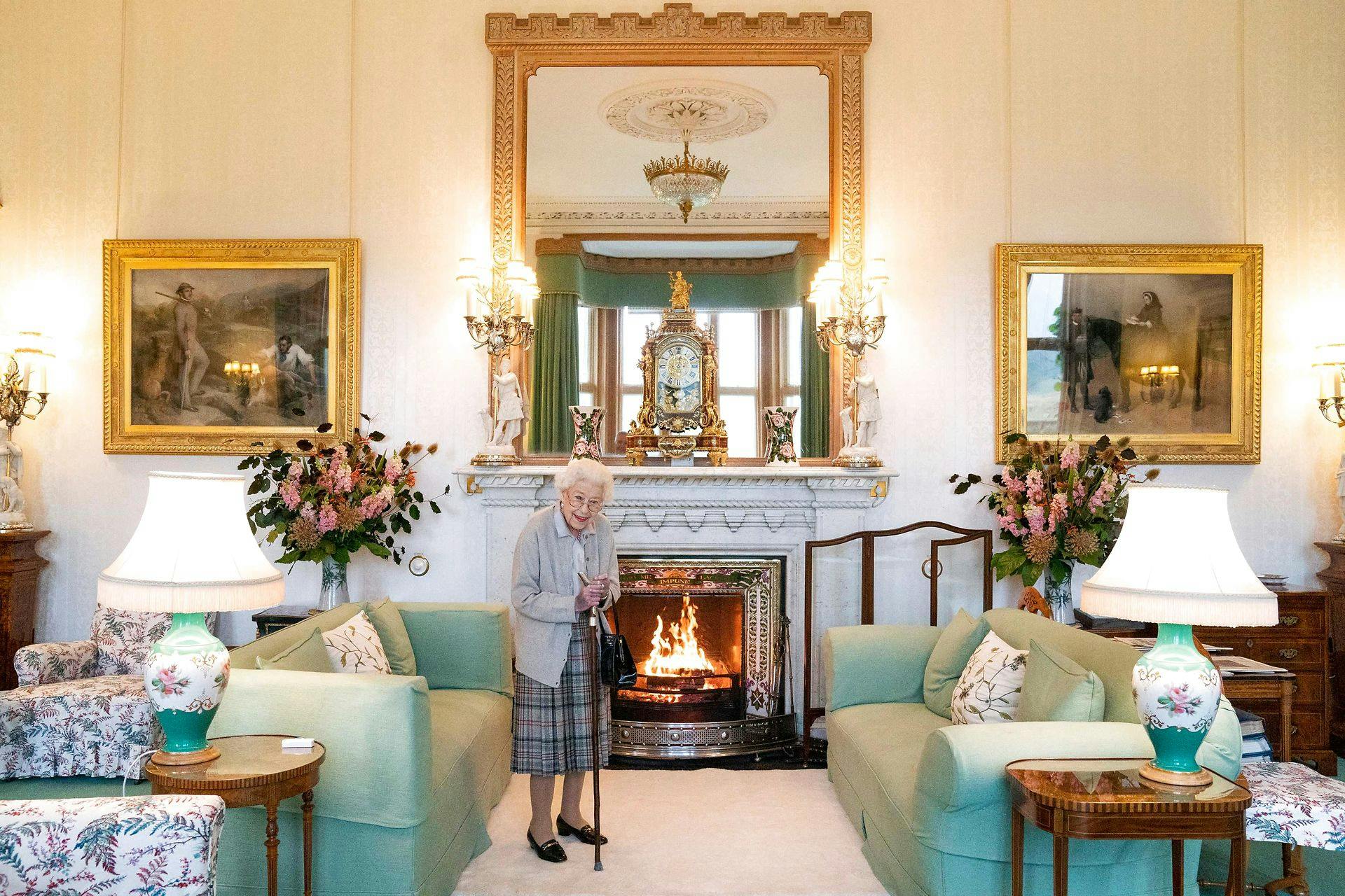 Dette foto er taget 6. september 2022, da England fik ny premierminister Liz Truss. 