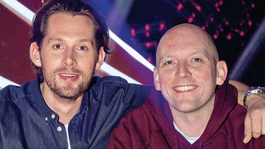 Nicolai Seebach, th, nåede kun at få glæde af sommerhuset i halvandet år.